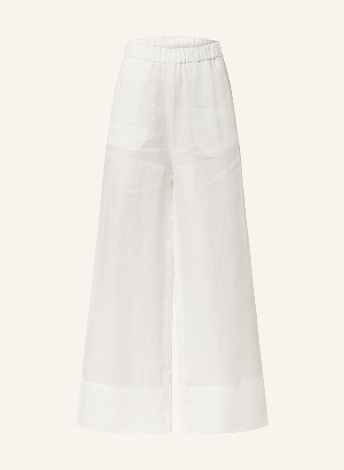 IRIS von ARNIM Linen culottes LAURENTINA, Color: WHITE (Image 1)