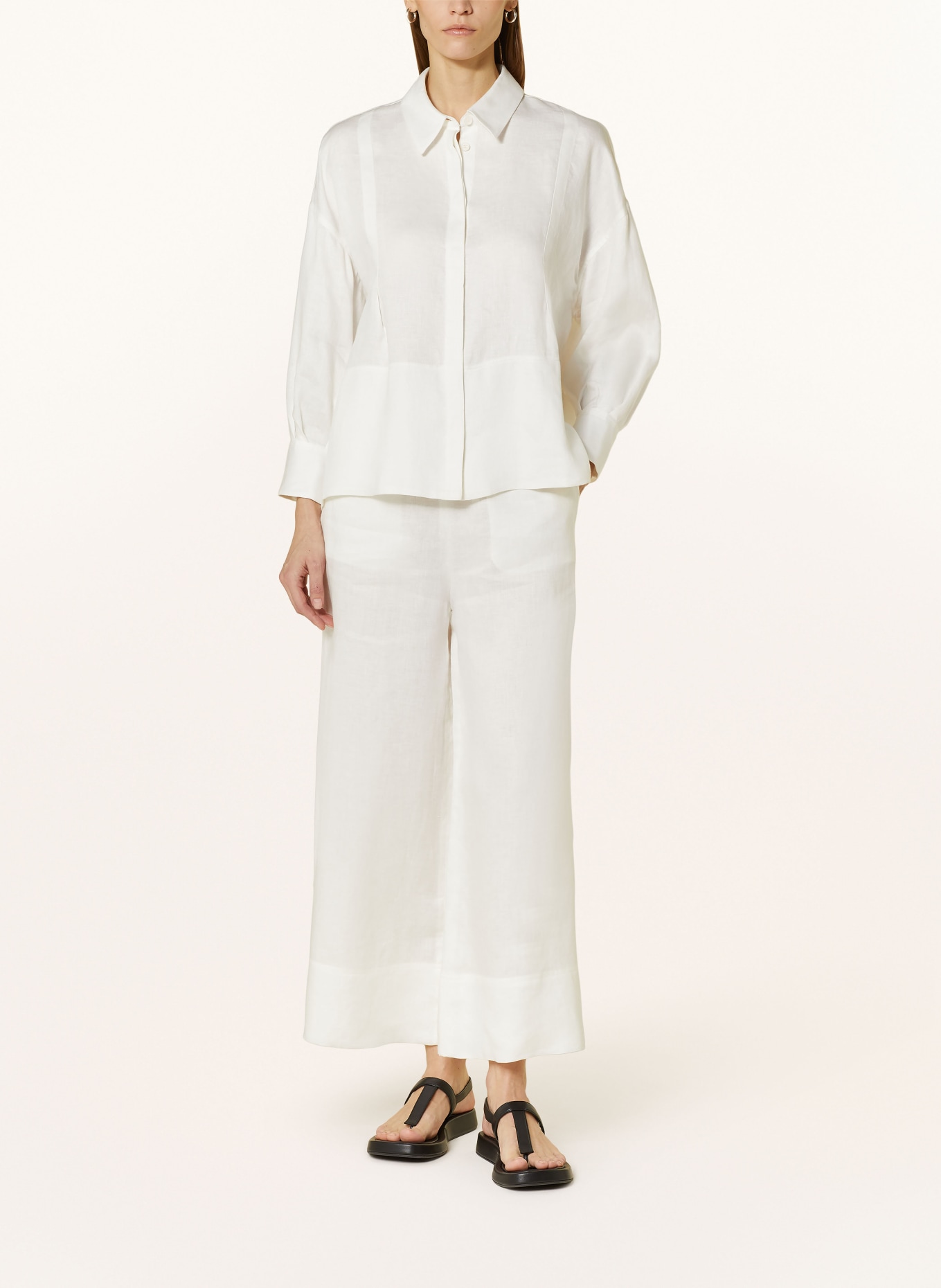 IRIS von ARNIM Linen culottes LAURENTINA, Color: WHITE (Image 2)