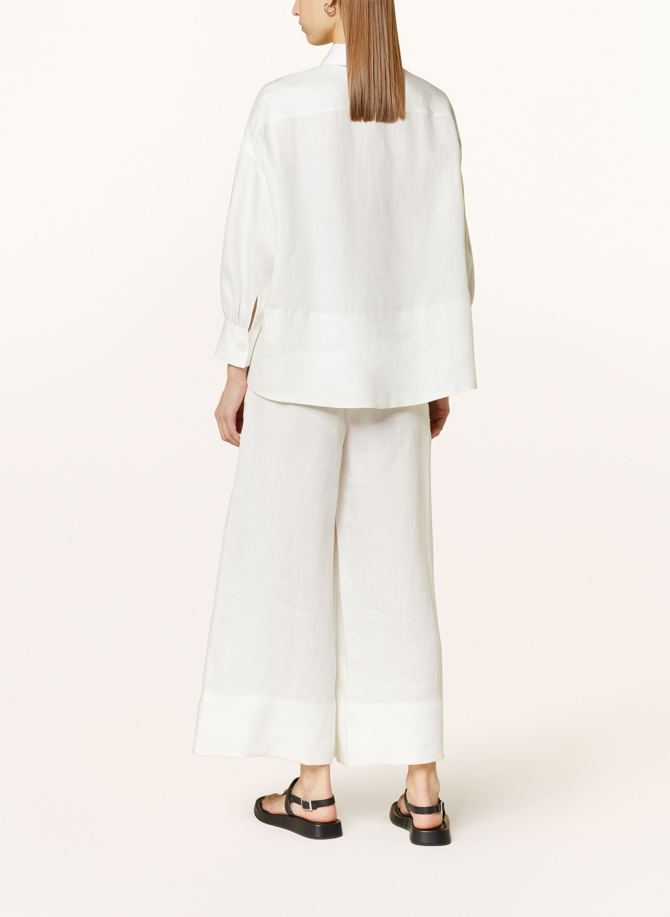 IRIS von ARNIM Linen culottes LAURENTINA, Color: WHITE (Image 3)