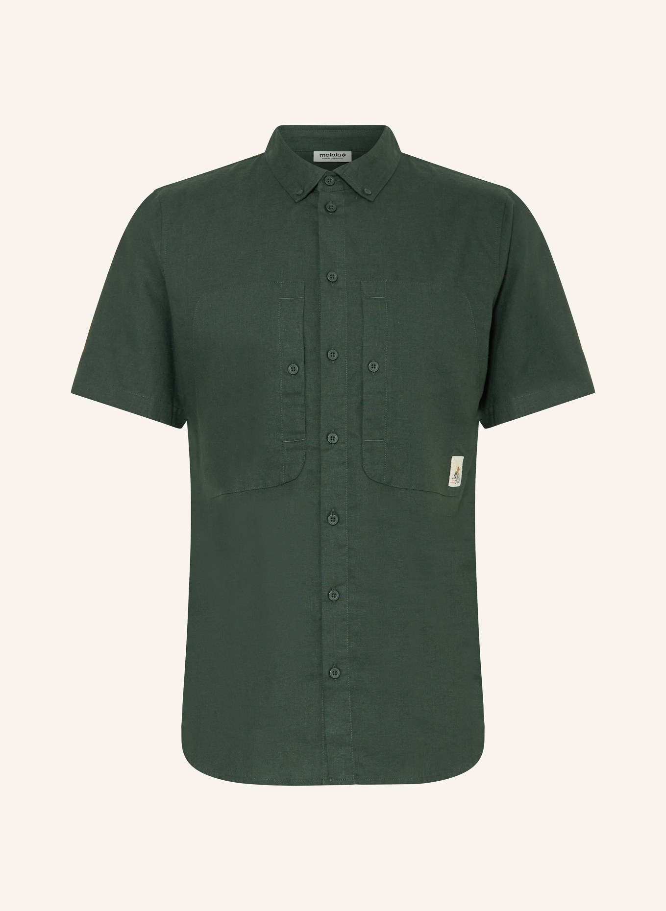 maloja Outdoor shirt ELBERTM., Color: DARK GREEN (Image 1)