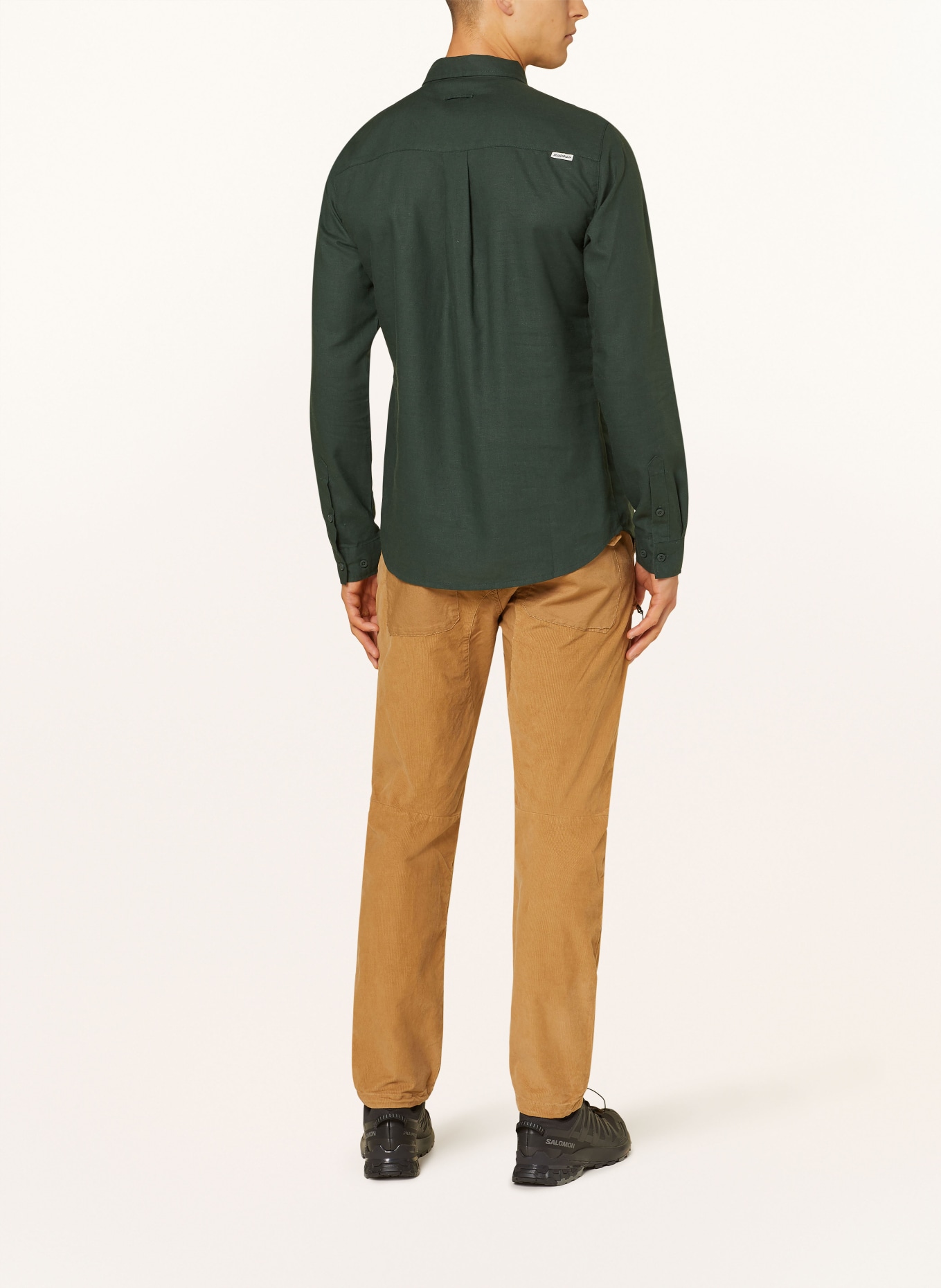 maloja Outdoor shirt RAINIERM., Color: DARK GREEN (Image 3)