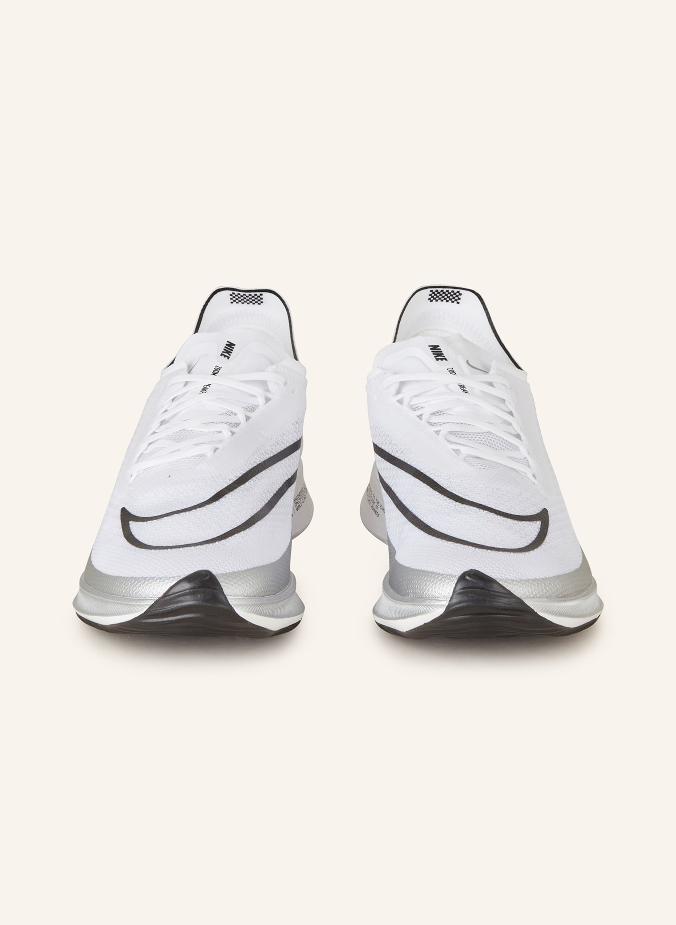 Nike Running shoes ZOOMX STREAKFLY, Color: WHITE/ SILVER/ BLACK (Image 3)