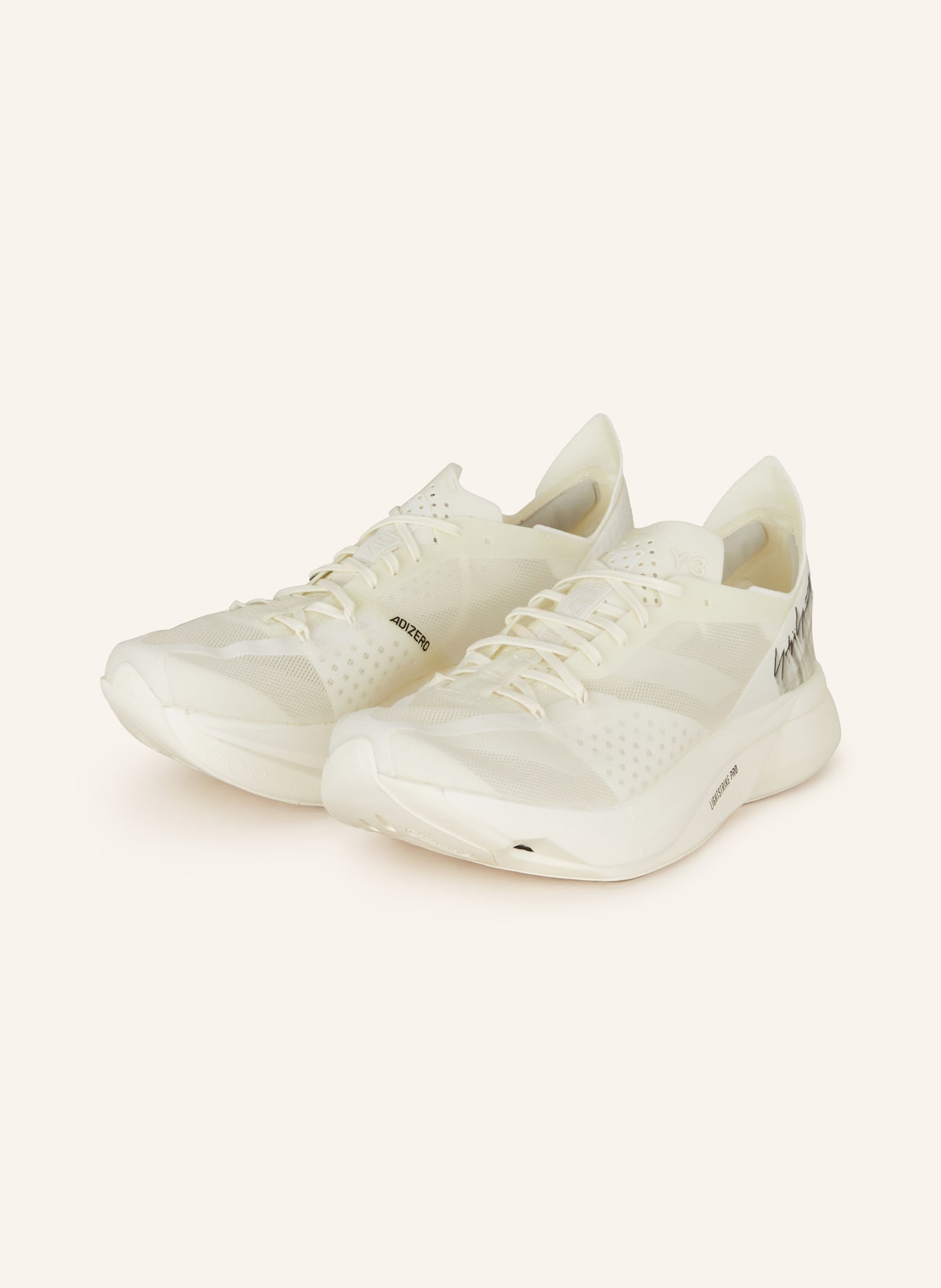 Y-3 Running Shoes ADIOS PRO 3.0, Color: WHITE/ BLACK (Image 1)