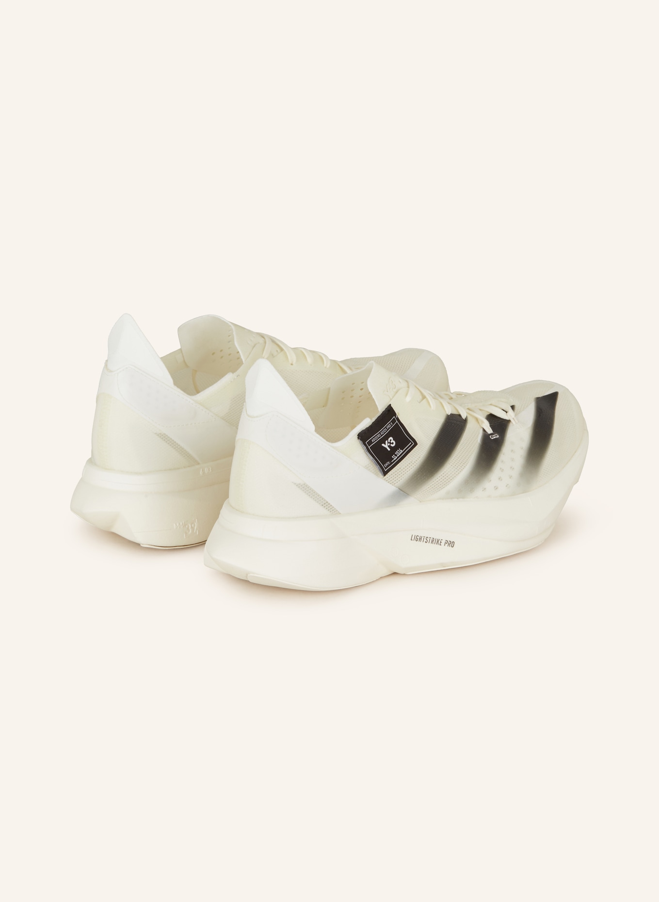 Y-3 Running Shoes ADIOS PRO 3.0, Color: WHITE/ BLACK (Image 2)