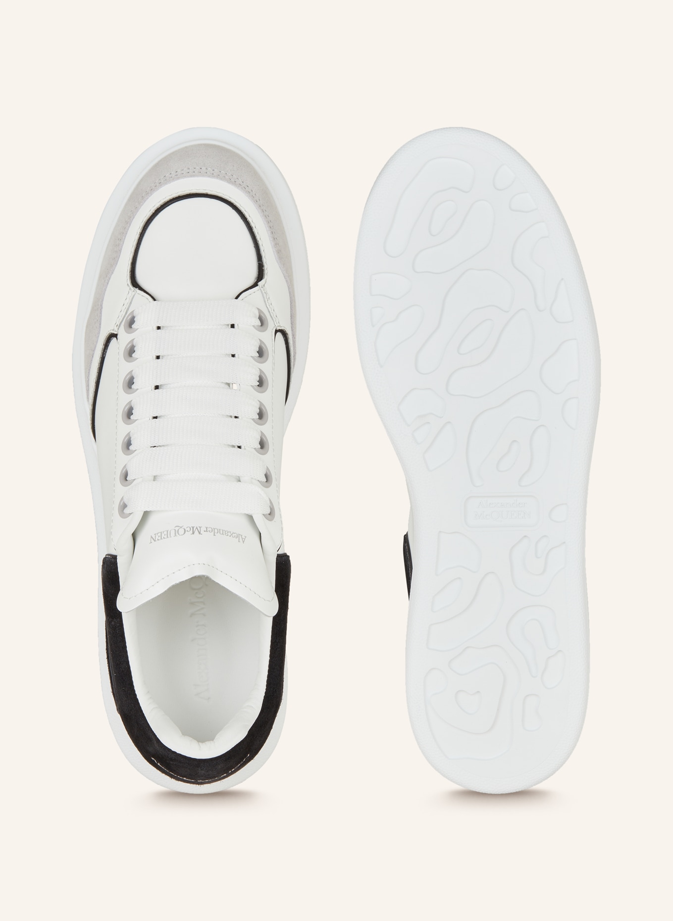 Alexander McQUEEN Sneakers, Color: WHITE/ BLACK/ LIGHT GRAY (Image 5)