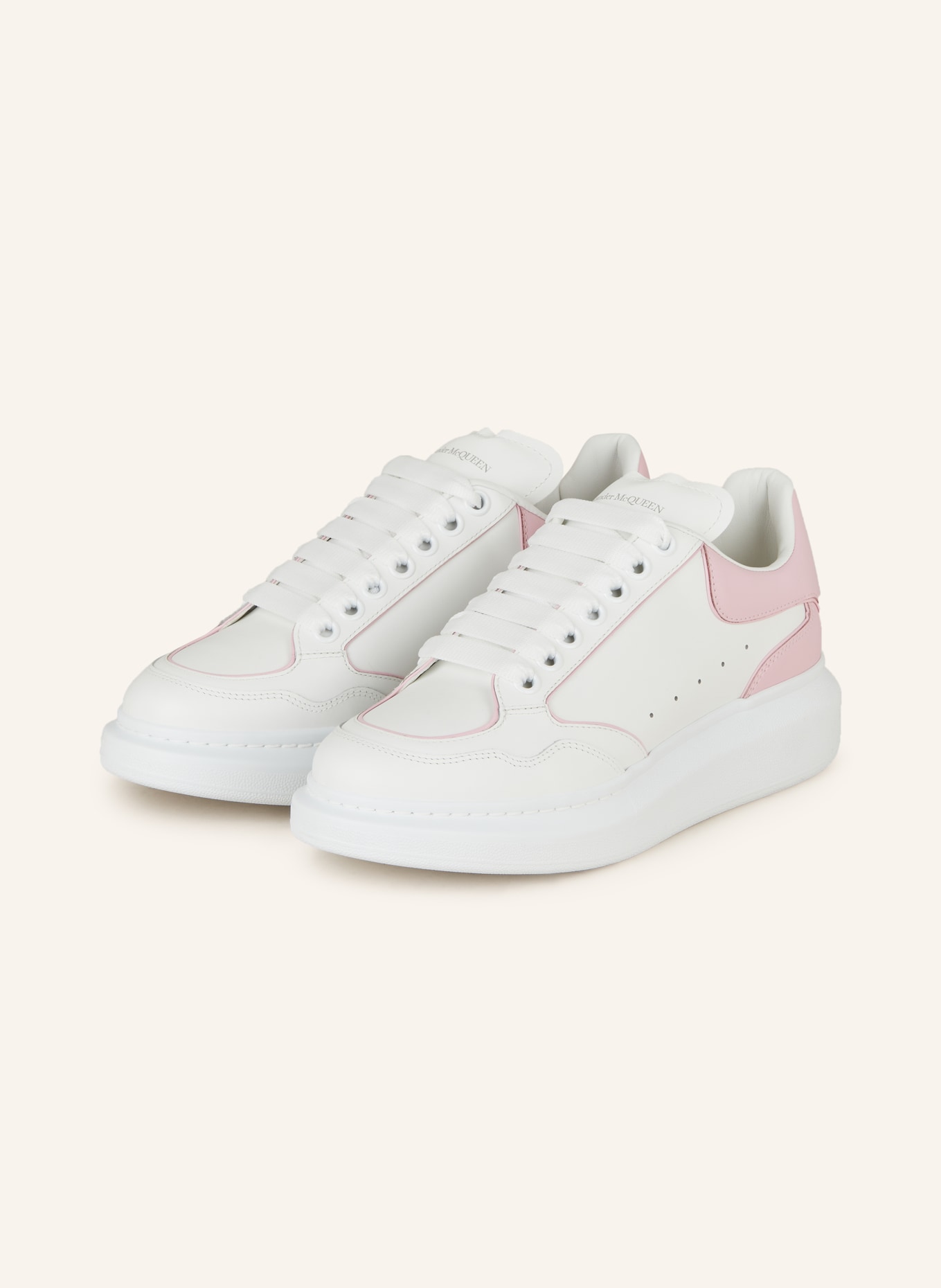Alexander McQUEEN Sneakers, Color: WHITE/ PINK (Image 1)