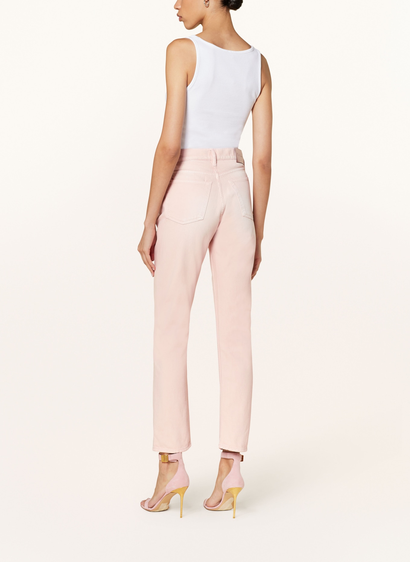 RALPH LAUREN Collection Skinny jeans, Color: LIGHT PINK (Image 3)