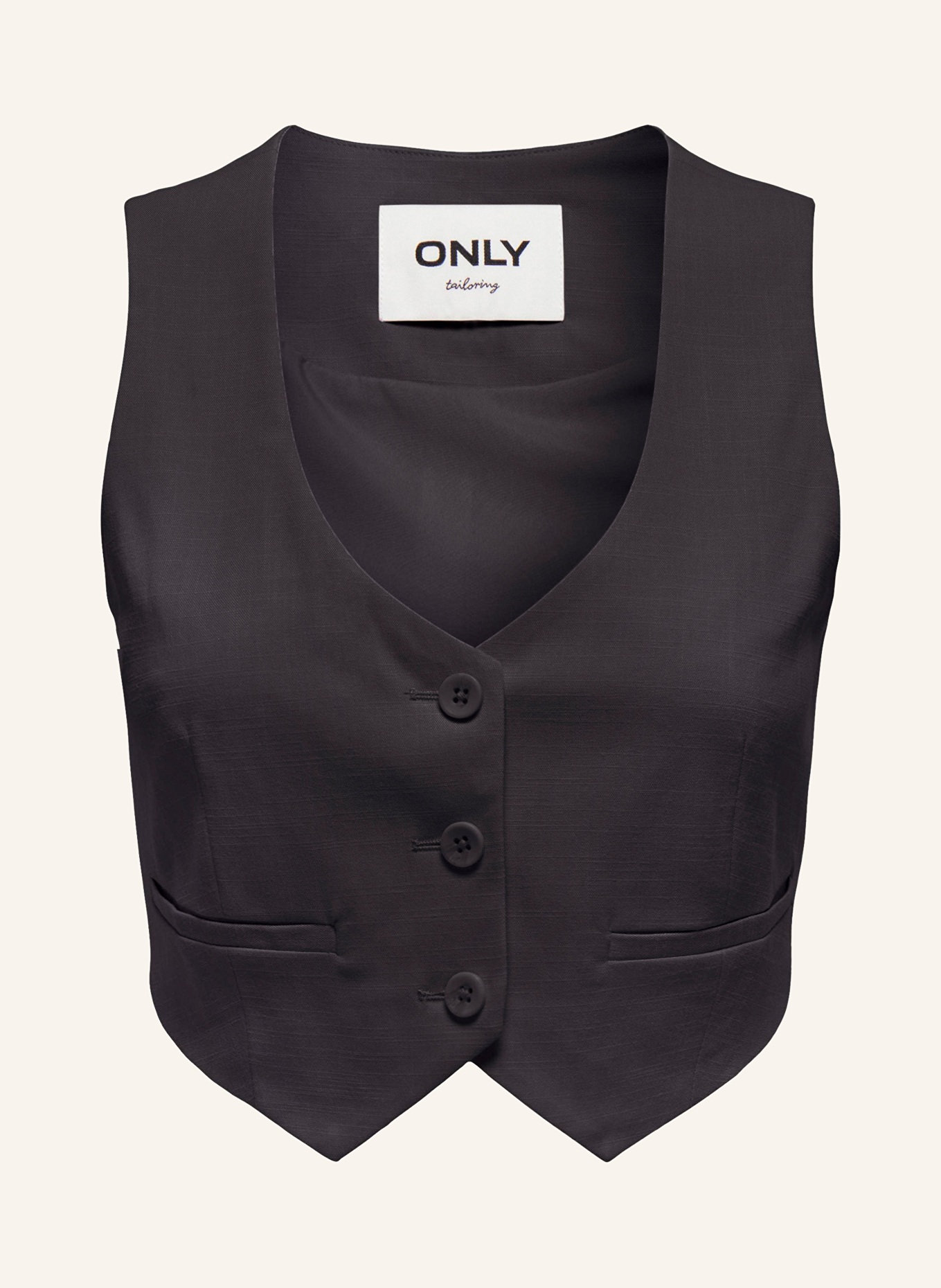 ONLY Blazer vest, Color: BLACK (Image 1)