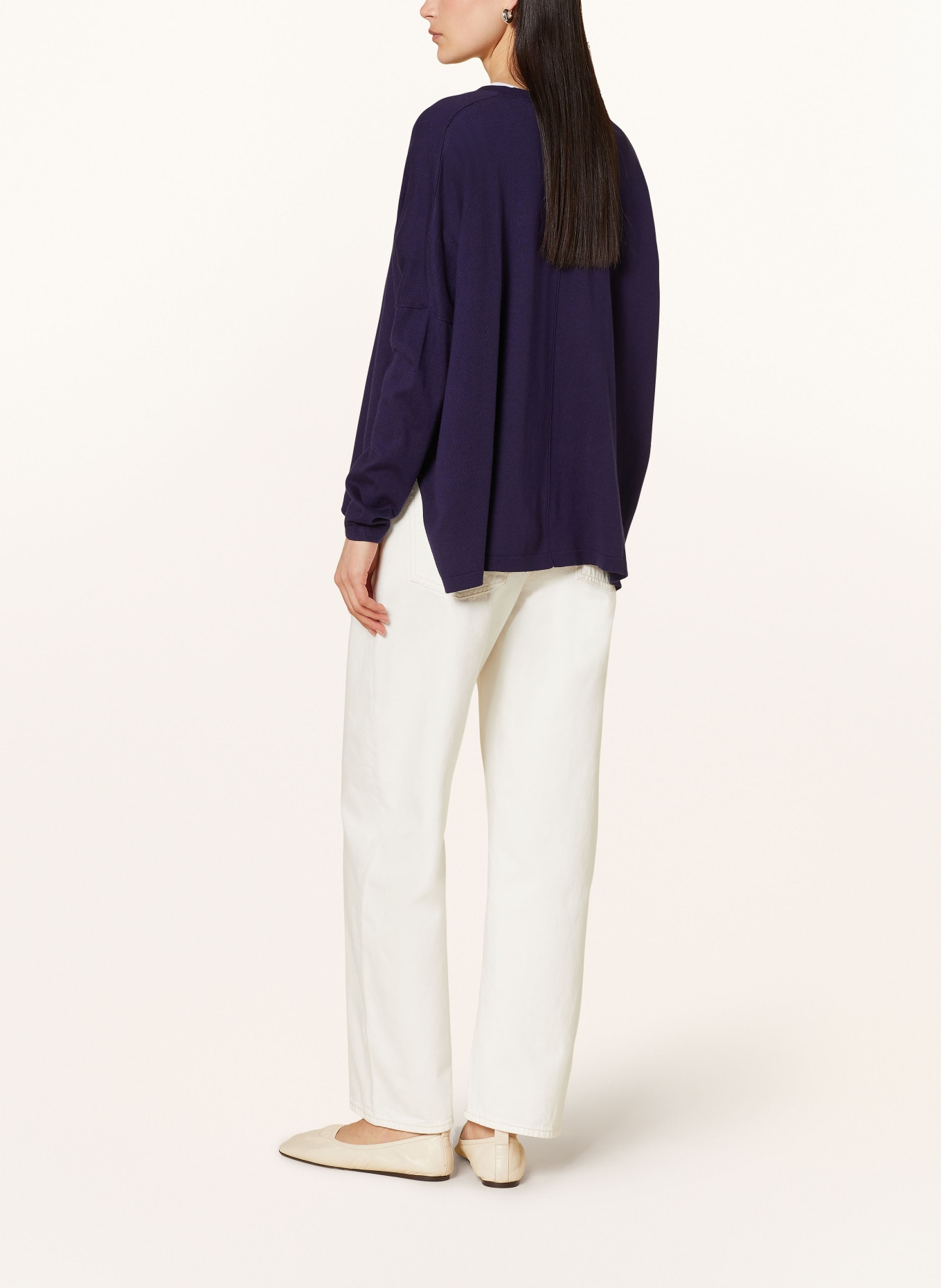 ALLUDE Pullover, Farbe: DUNKELBLAU (Bild 3)