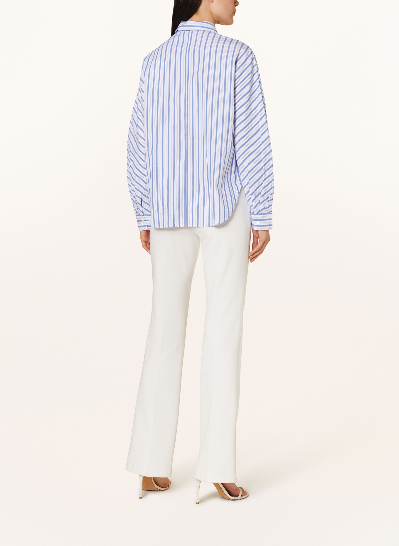 ESSENTIEL ANTWERP Shirt blouse FRESH with sequins, Color: WHITE/ BLUE/ ORANGE (Image 3)