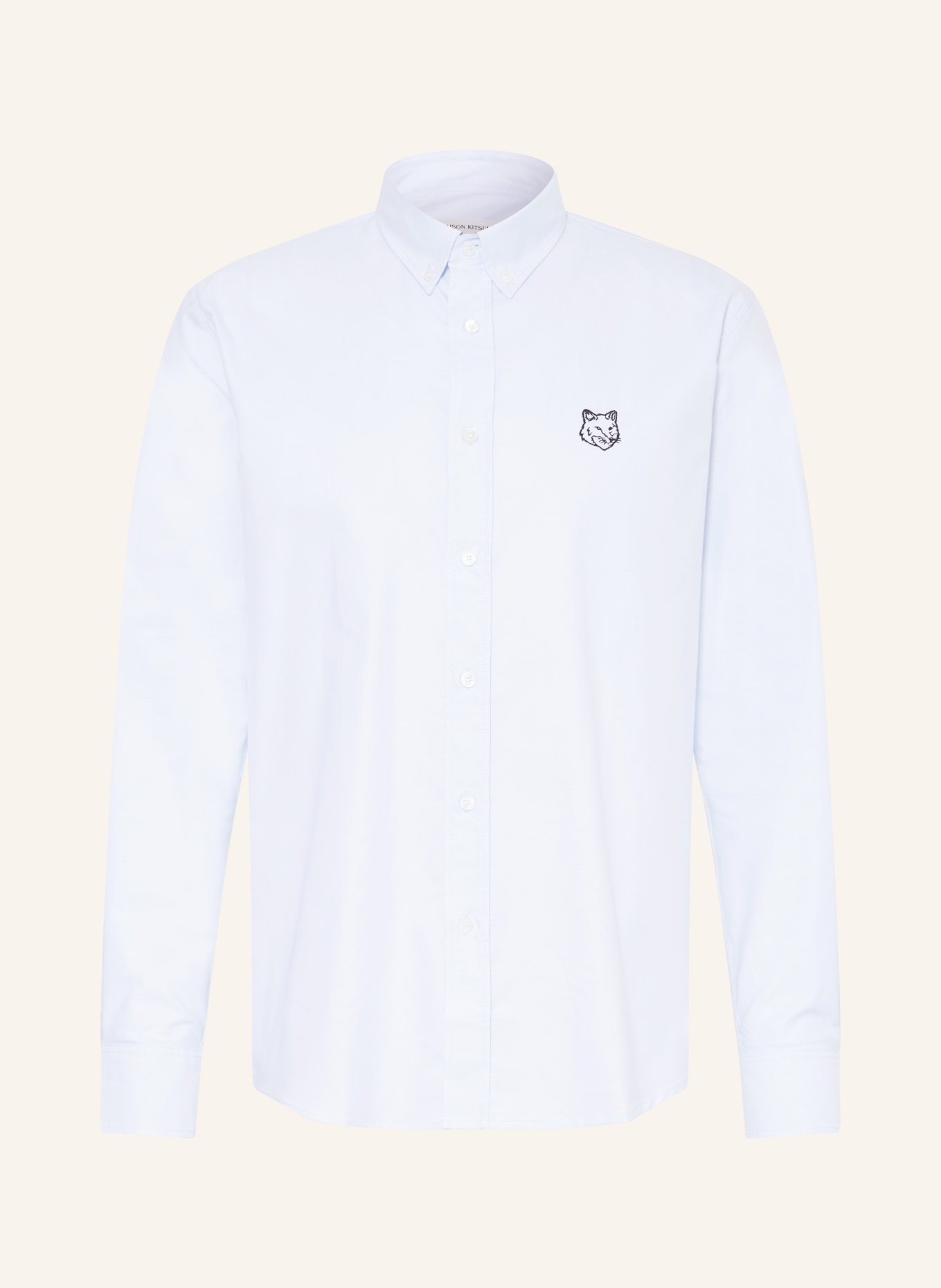 MAISON KITSUNÉ Shirt regular fit, Color: LIGHT BLUE (Image 1)