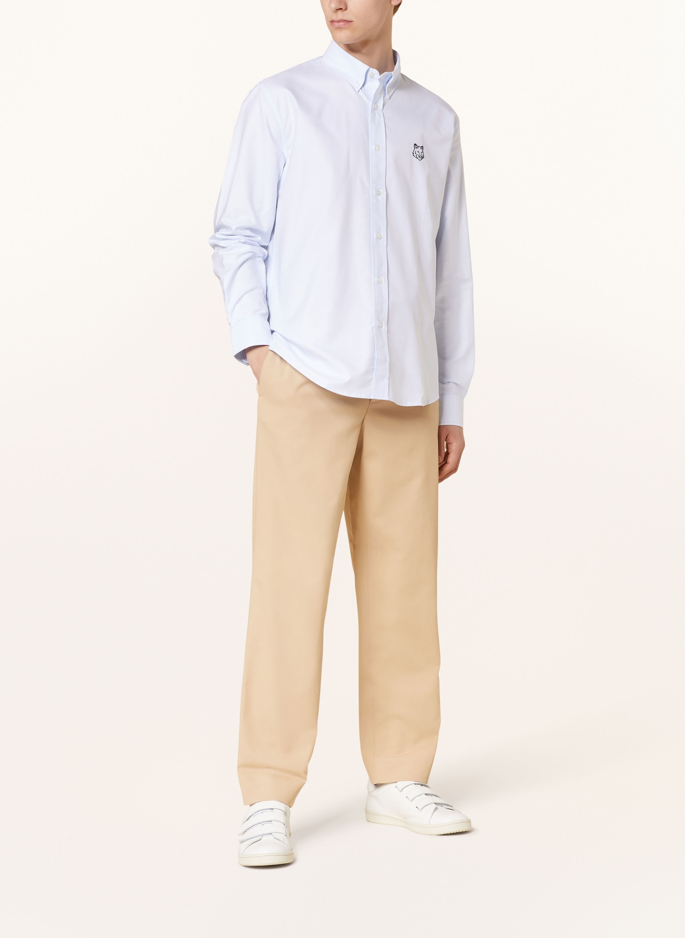 MAISON KITSUNÉ Shirt regular fit, Color: LIGHT BLUE (Image 2)