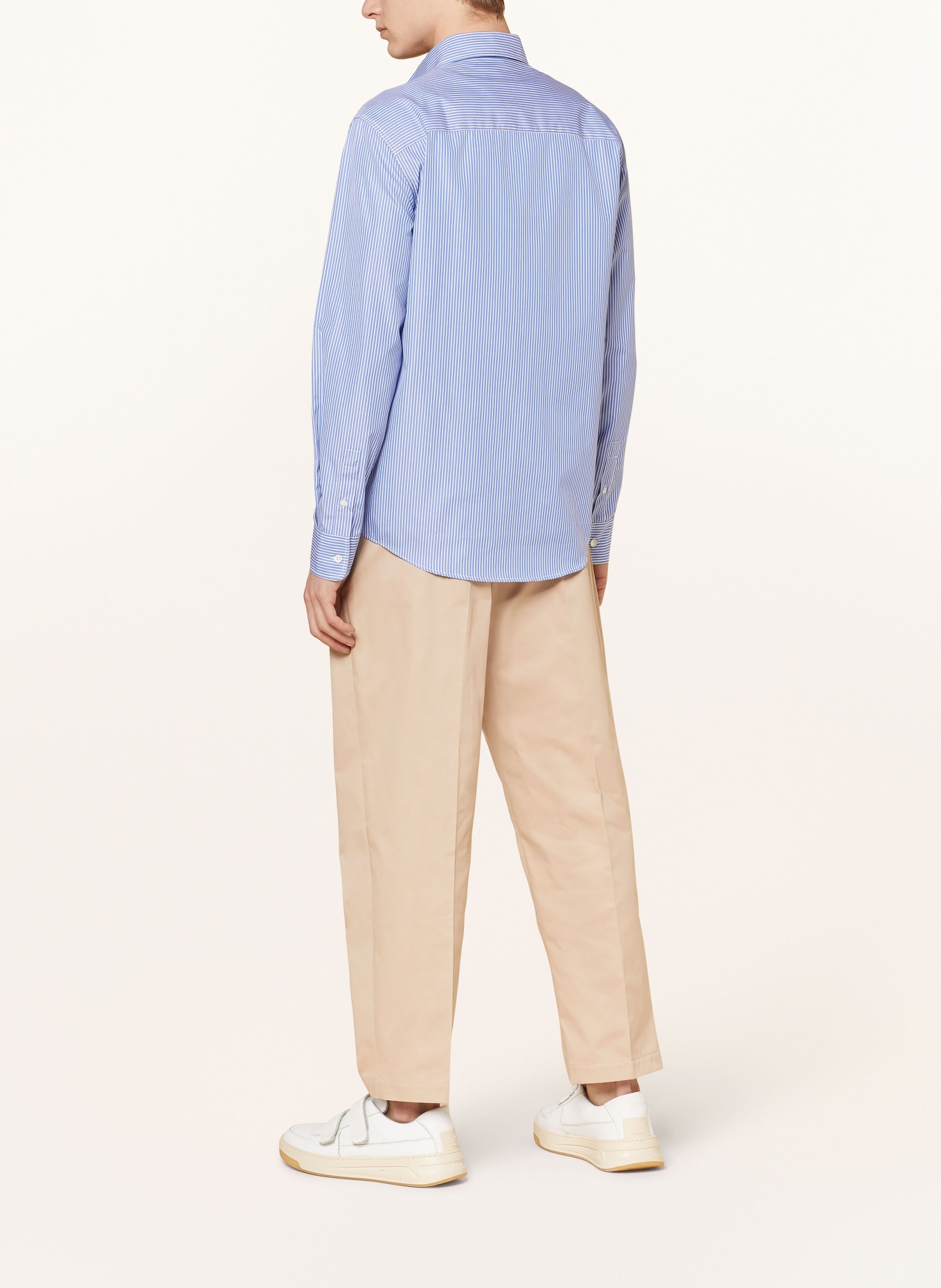 MAISON KITSUNÉ Shirt regular fit, Color: LIGHT BLUE/ WHITE (Image 3)