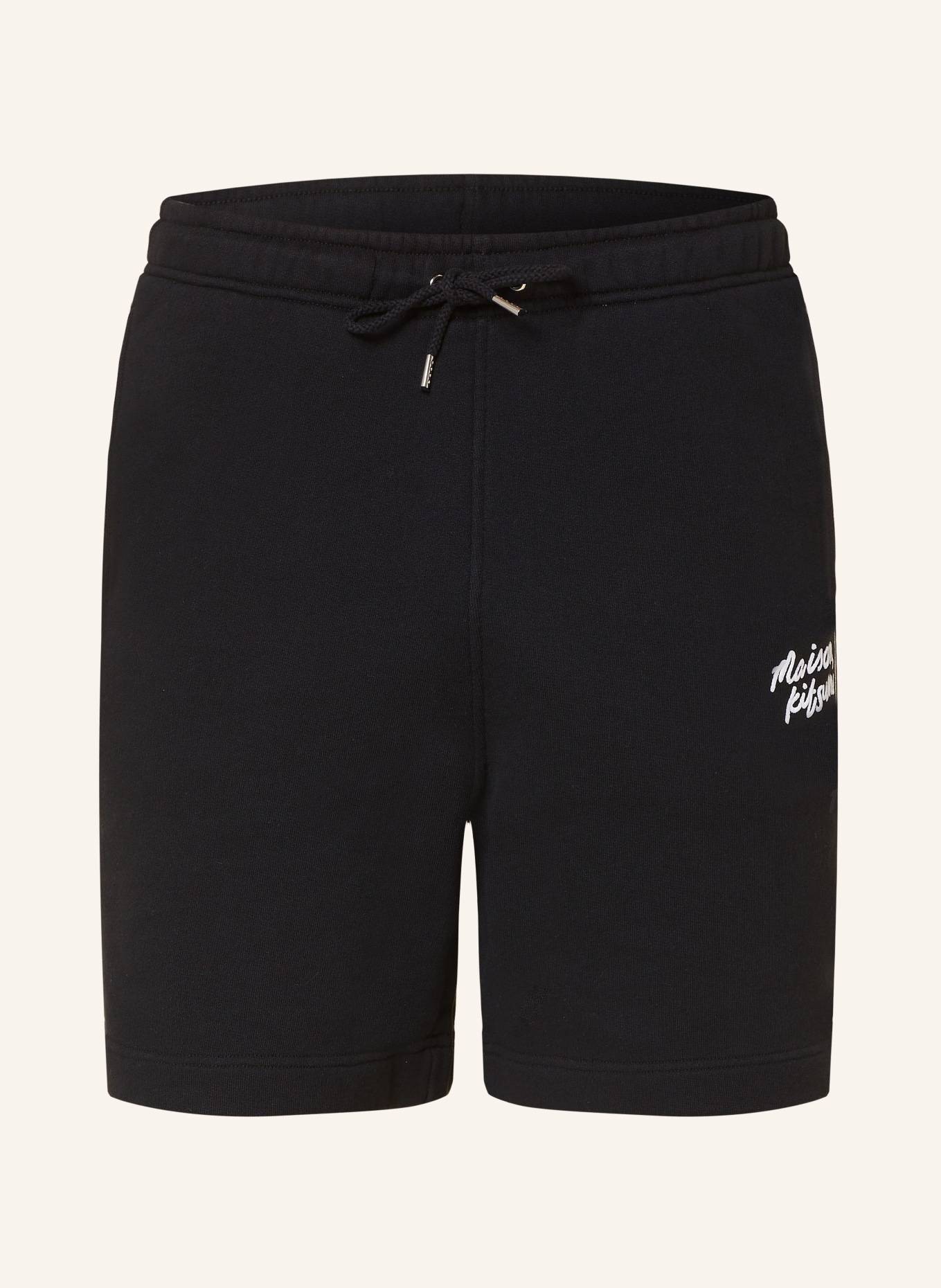 MAISON KITSUNÉ Sweat shorts regular fit, Color: BLACK (Image 1)