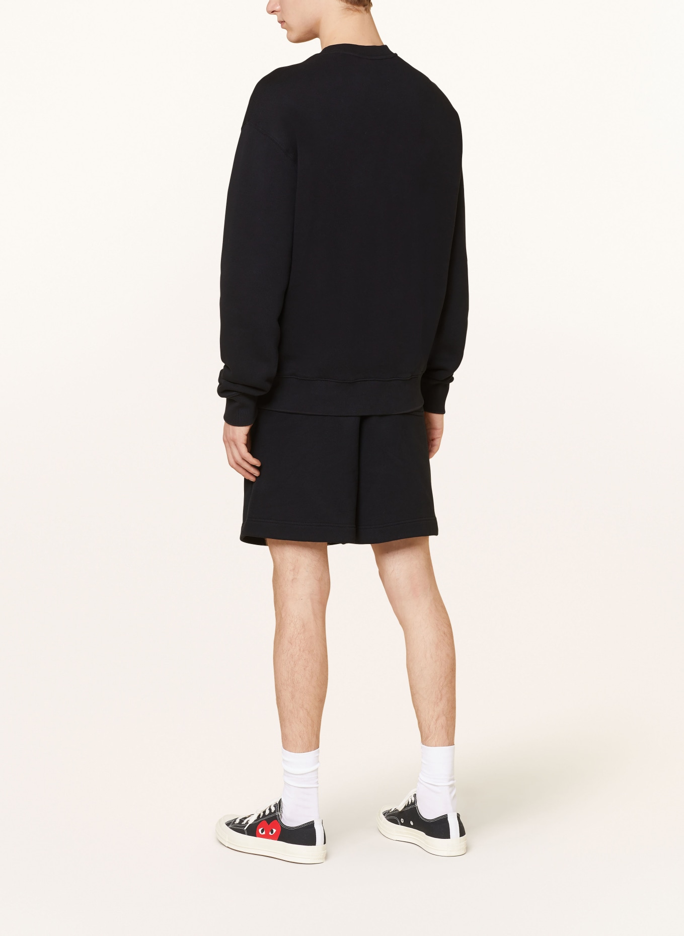 MAISON KITSUNÉ Sweat shorts regular fit, Color: BLACK (Image 3)
