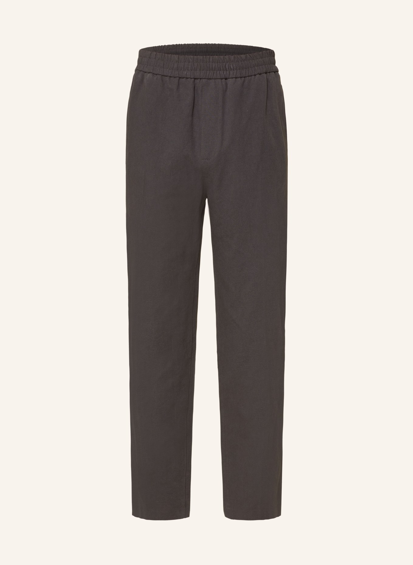 A.P.C. Jogger style pants PIETER in straight fit, Color: DARK GRAY (Image 1)