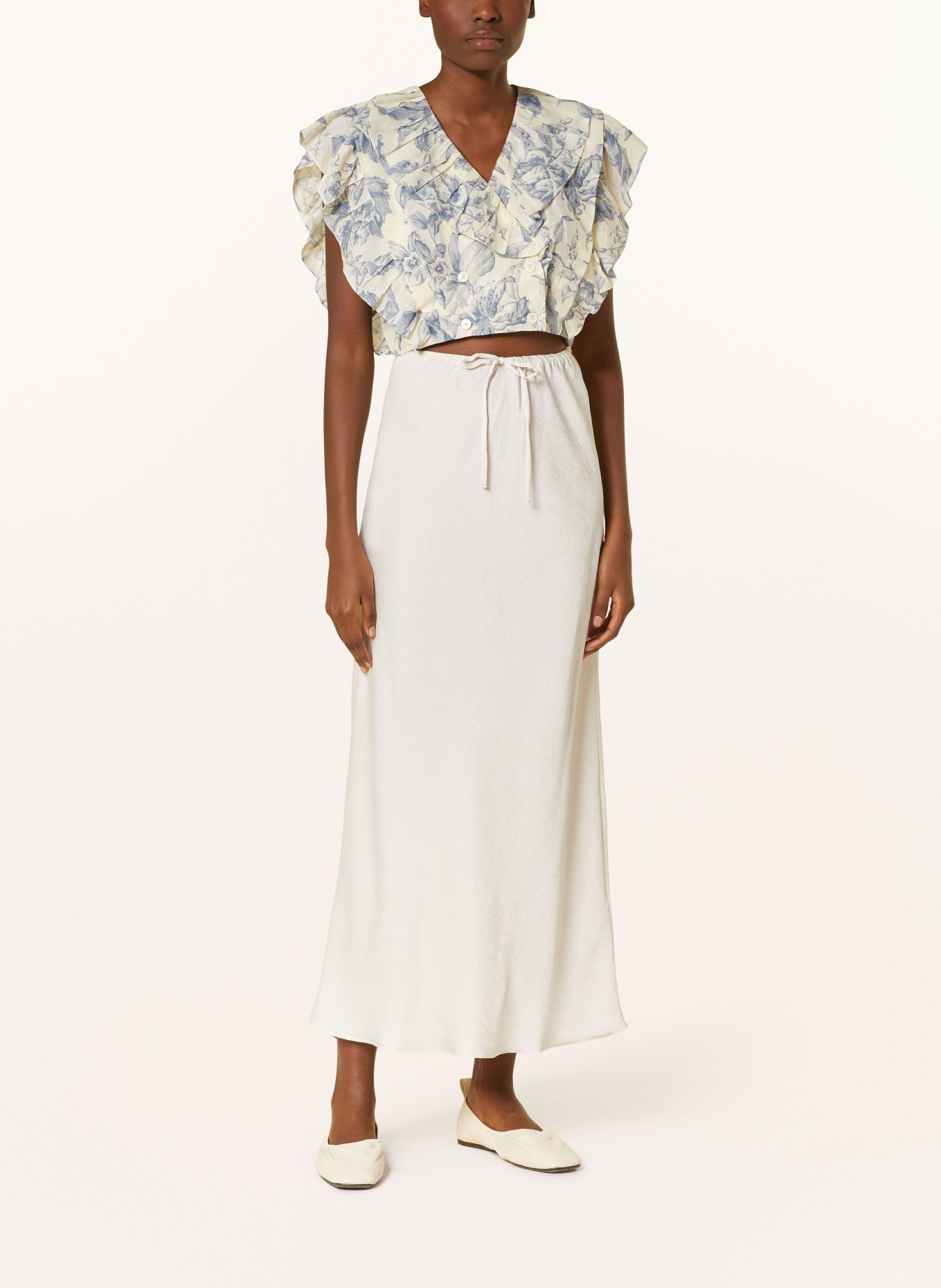 BAUM UND PFERDGARTEN Skirt SINAIA, Color: C1138 White sand (Image 2)