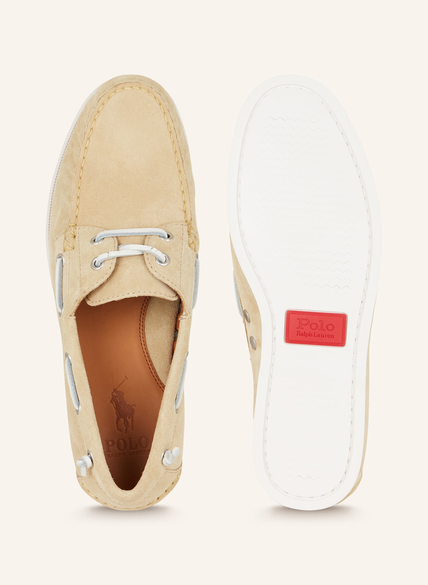 POLO RALPH LAUREN Moccasins MERTON, Color: LIGHT BROWN (Image 5)