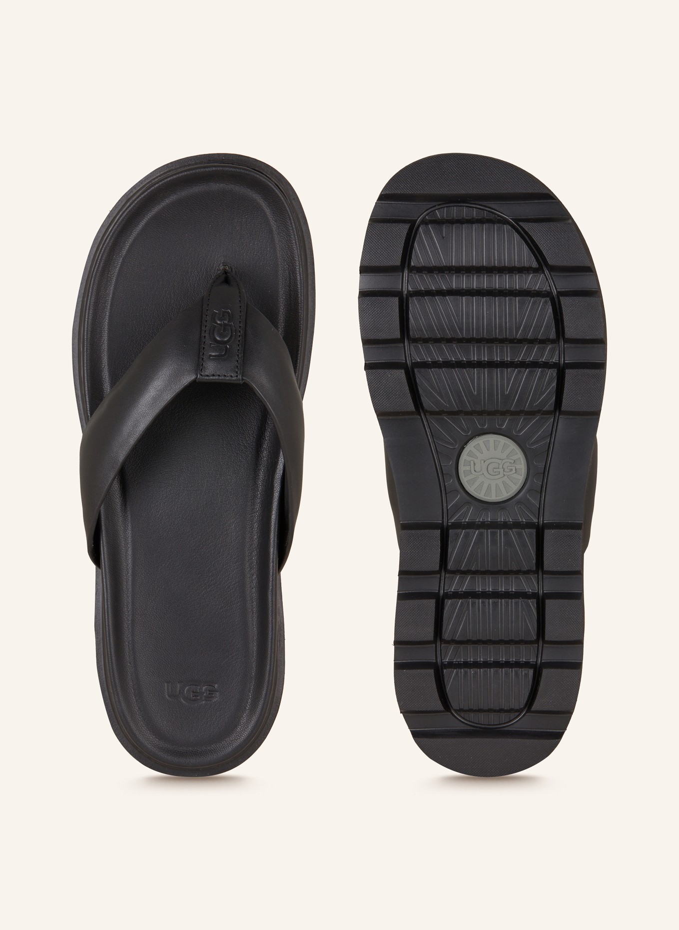 UGG Flip Flops CAPITOLA, Color: BLACK (Image 5)