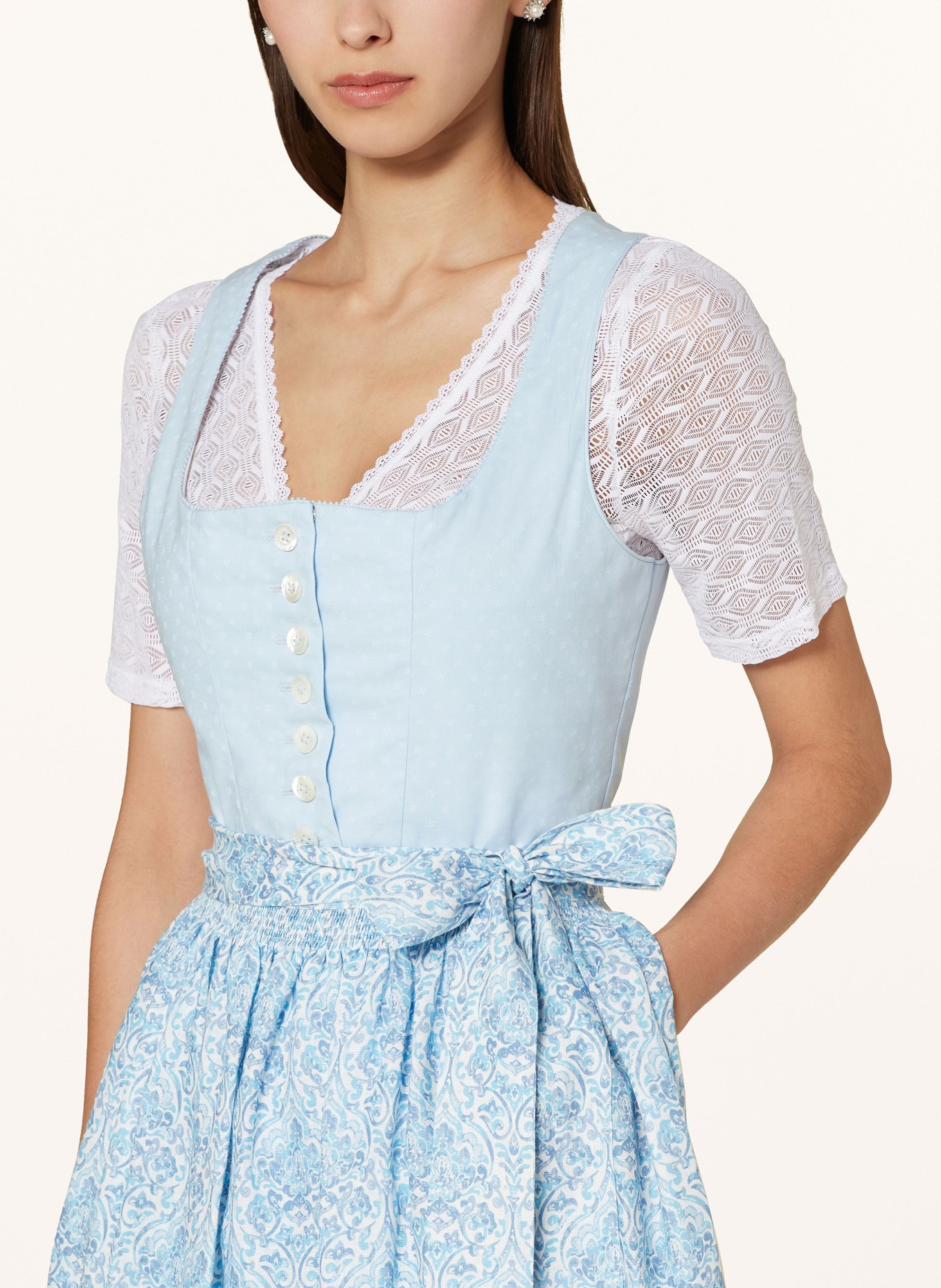 Johann & Johanna Dirndl blouse, Color: WHITE (Image 3)