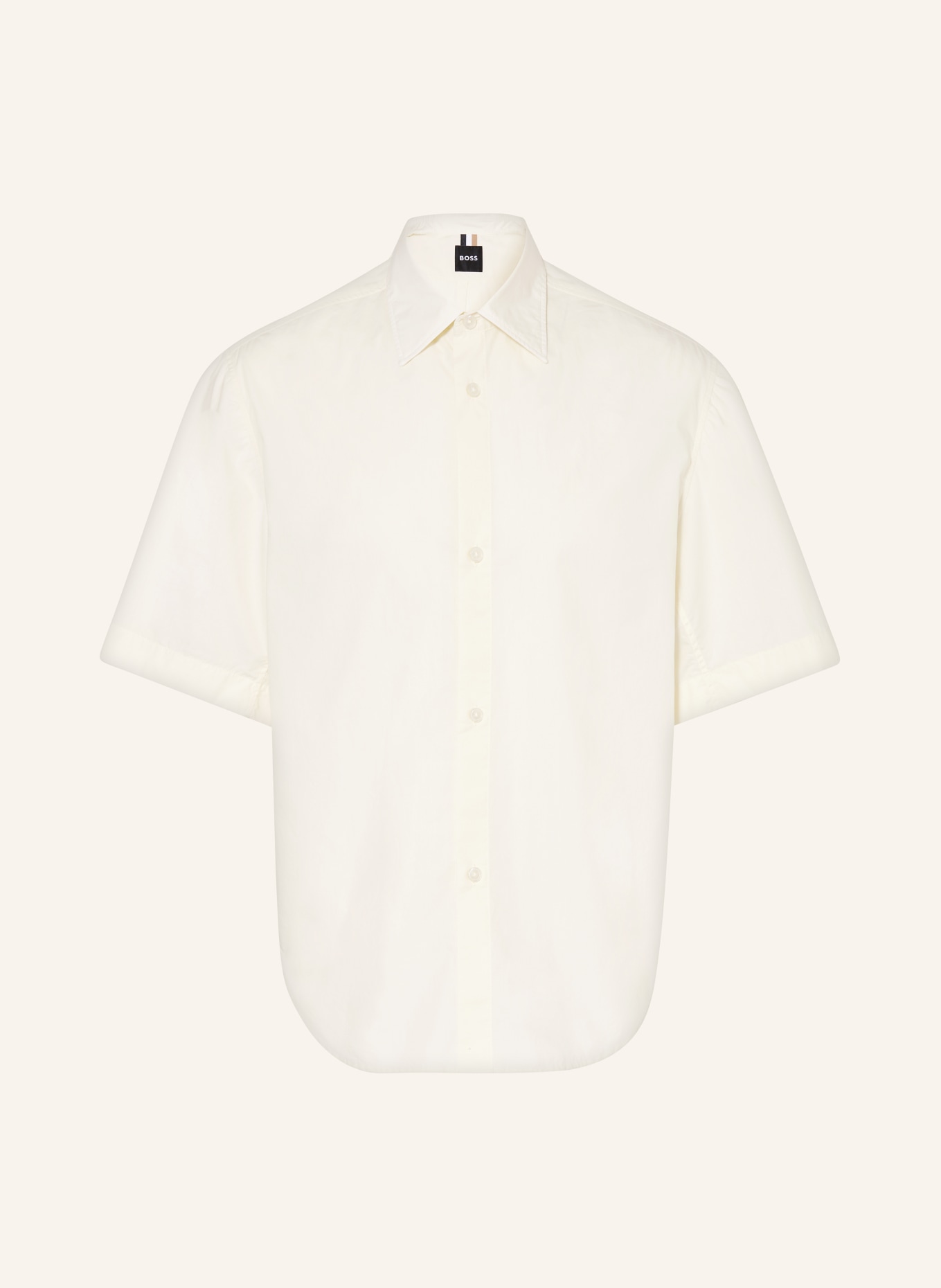 BOSS Short sleeve shirt NEREID1 comfort fit, Color: LIGHT YELLOW (Image 1)