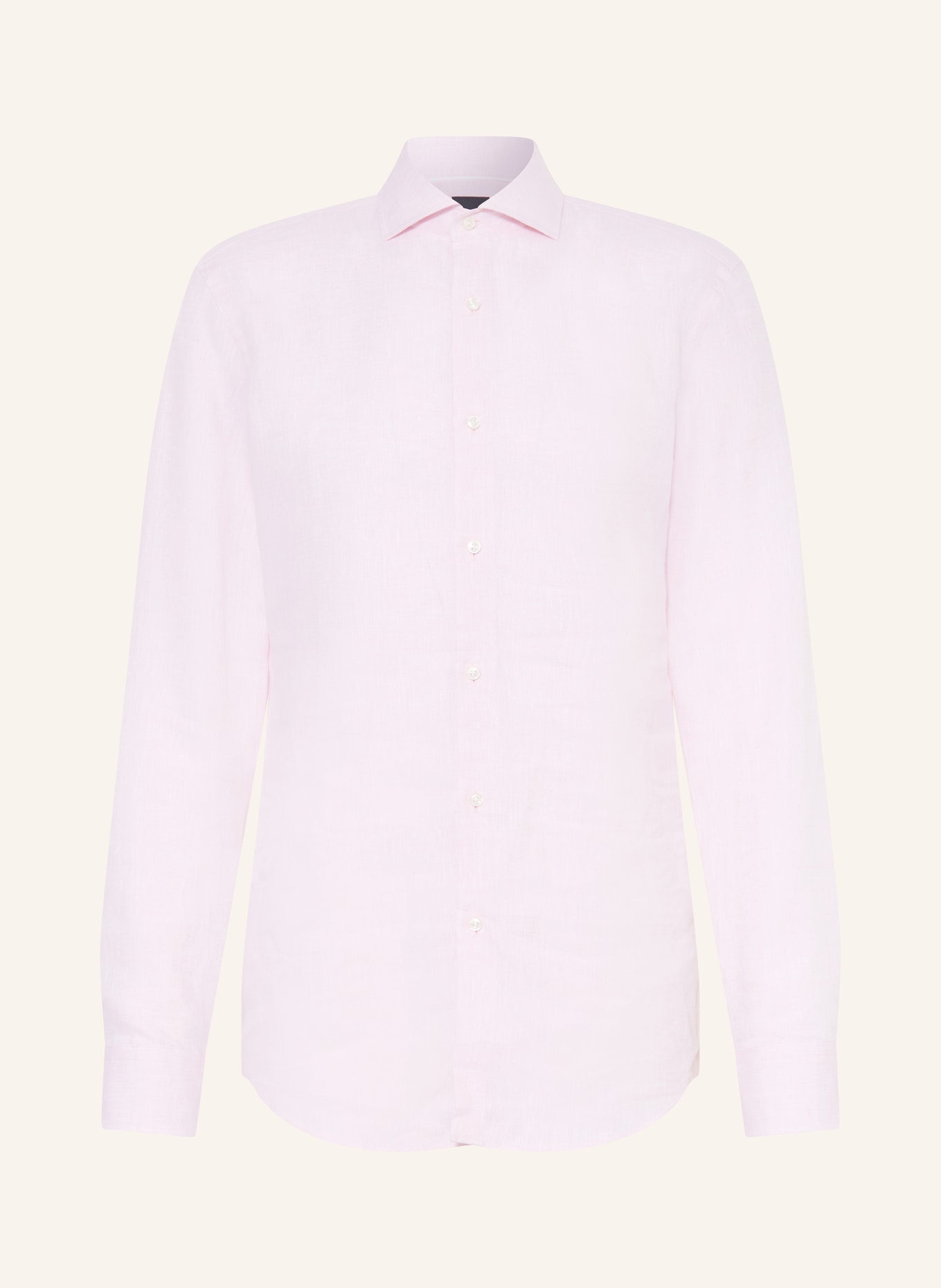 BOSS Leinenhemd HANK Slim Fit, Farbe: ROSA (Bild 1)