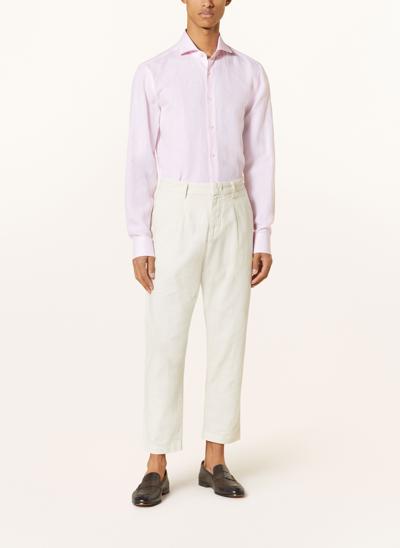 BOSS Leinenhemd HANK Slim Fit, Farbe: ROSA (Bild 2)