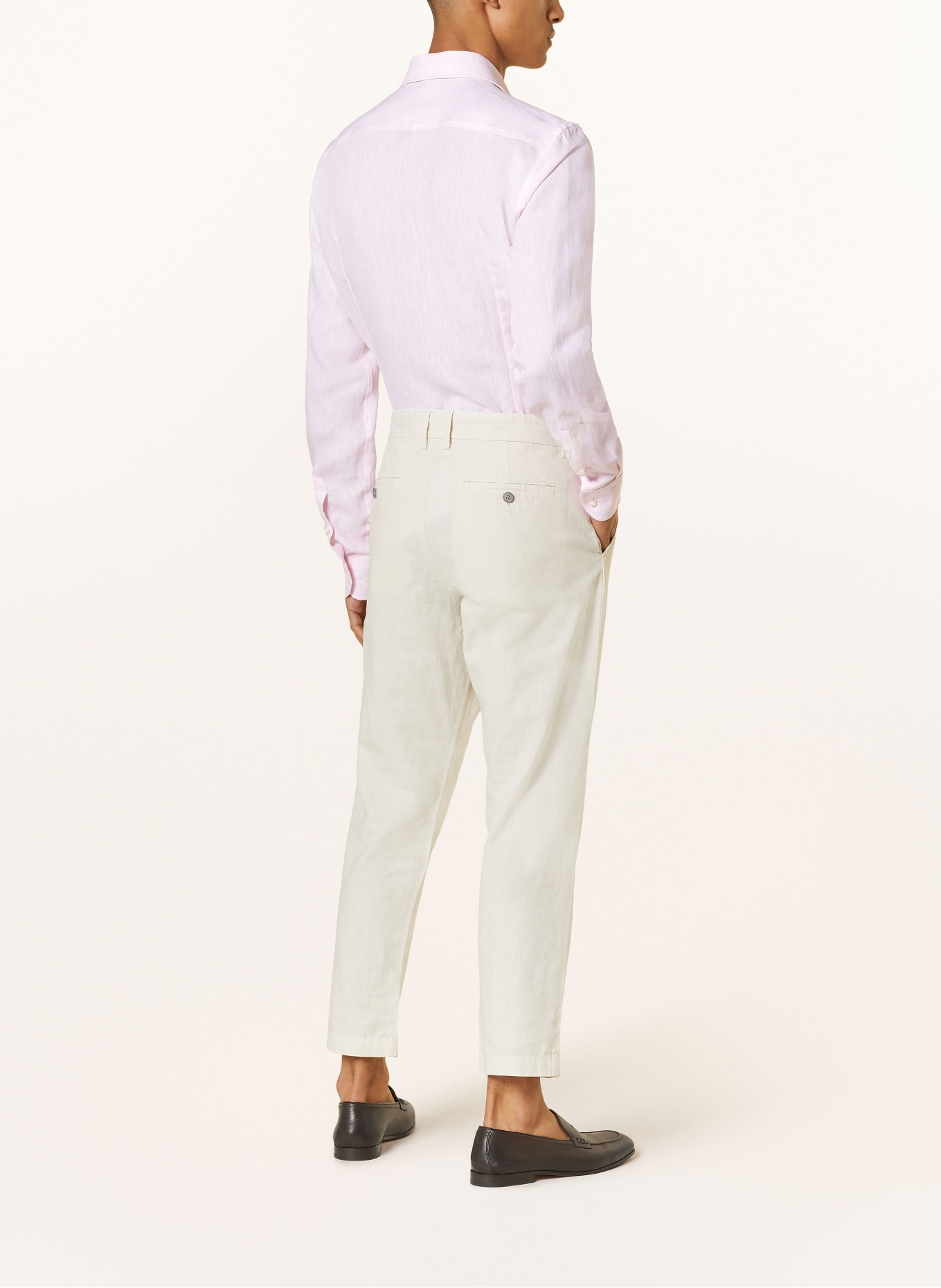 BOSS Leinenhemd HANK Slim Fit, Farbe: ROSA (Bild 3)