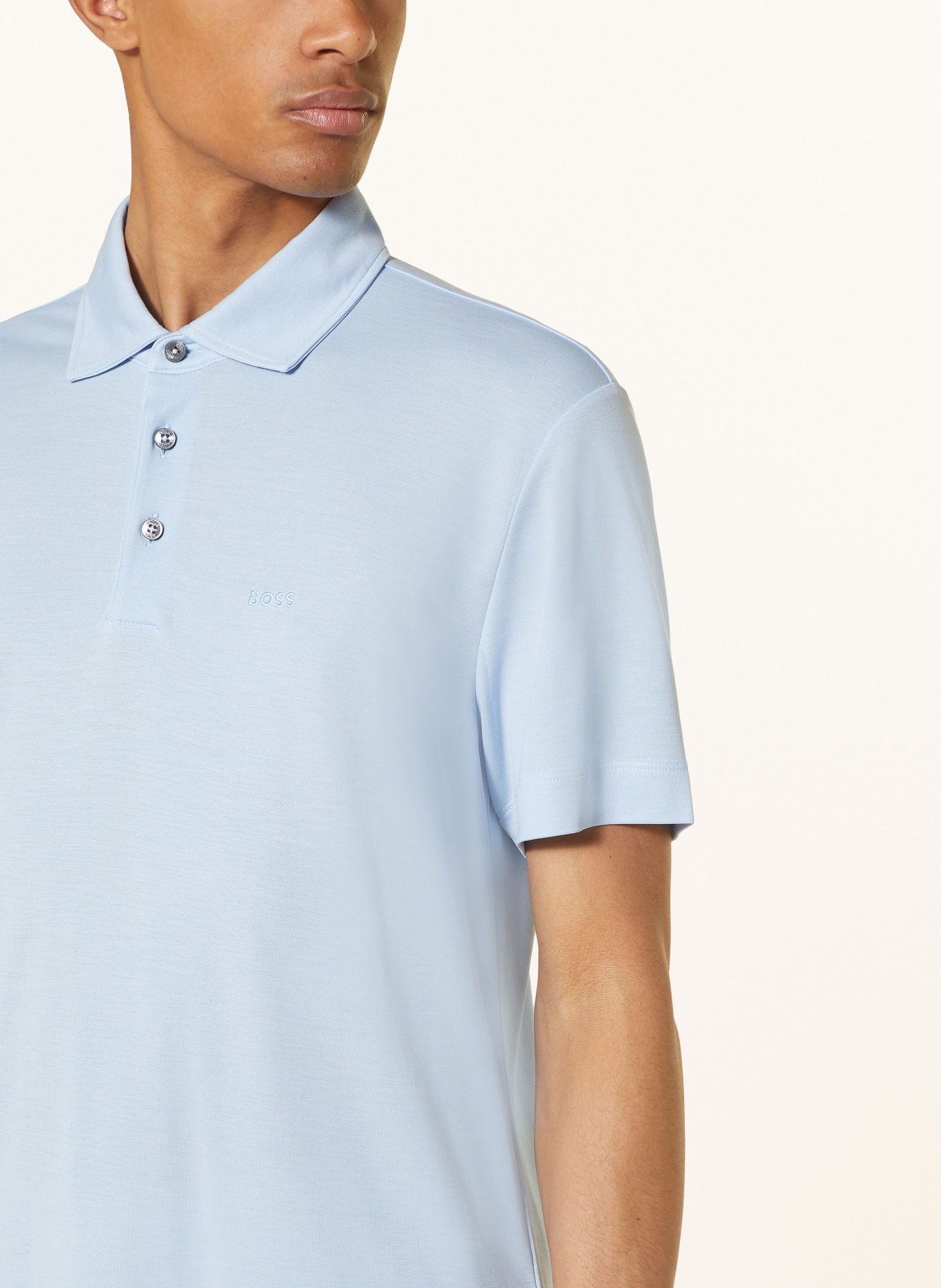 BOSS Jersey-Poloshirt PRESS, Farbe: HELLBLAU (Bild 4)