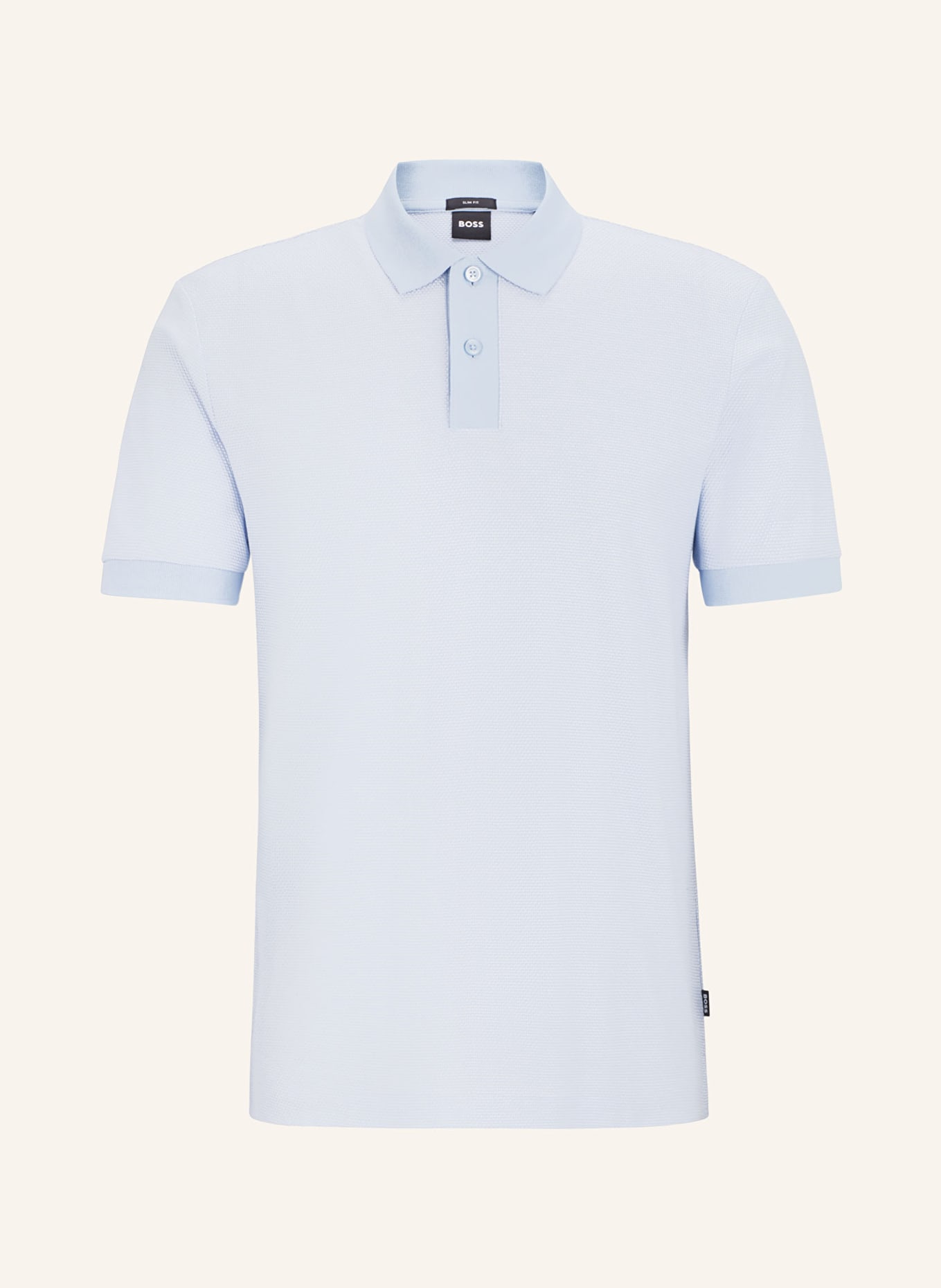 BOSS Piqué-Poloshirt PHILLIPSON Slim Fit, Farbe: HELLBLAU (Bild 1)