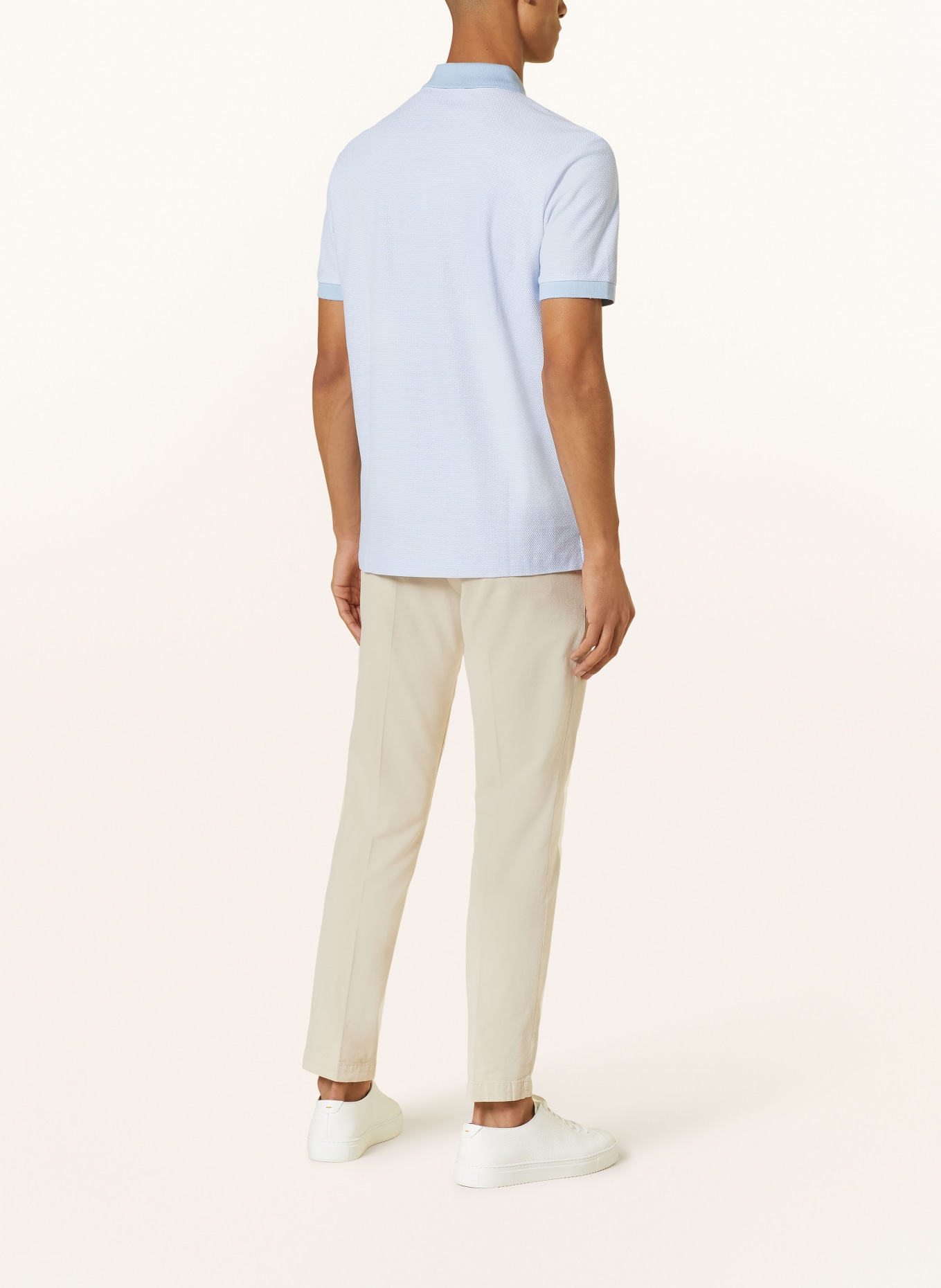 BOSS Piqué-Poloshirt PHILLIPSON Slim Fit, Farbe: HELLBLAU (Bild 3)