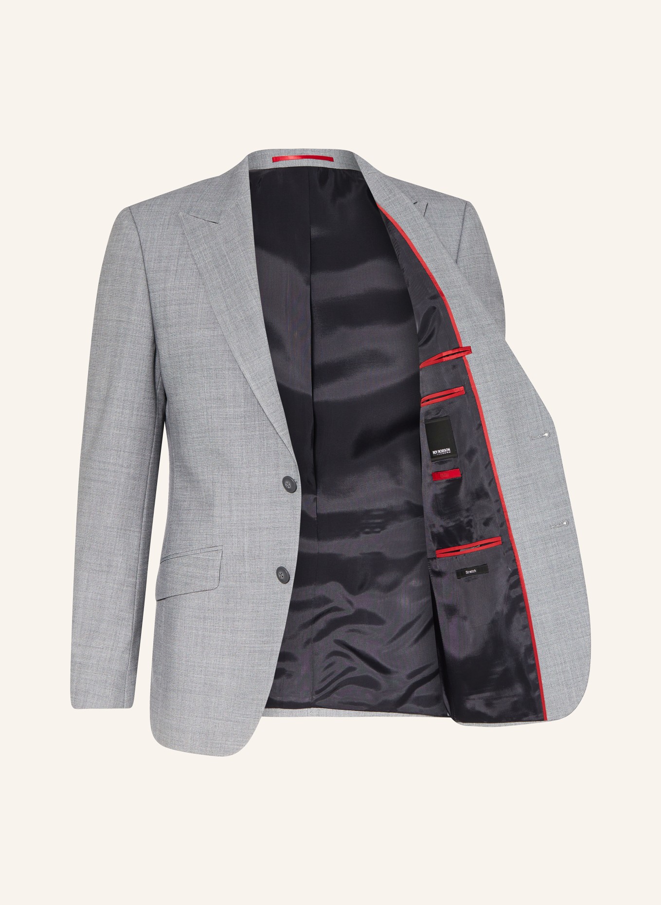 Roy Robson Suit jacket Slim Fit, Color: A040 SILVER (Image 4)