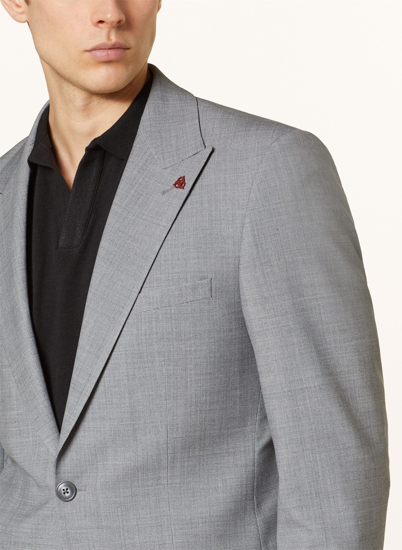 Roy Robson Suit jacket Slim Fit, Color: A040 SILVER (Image 5)