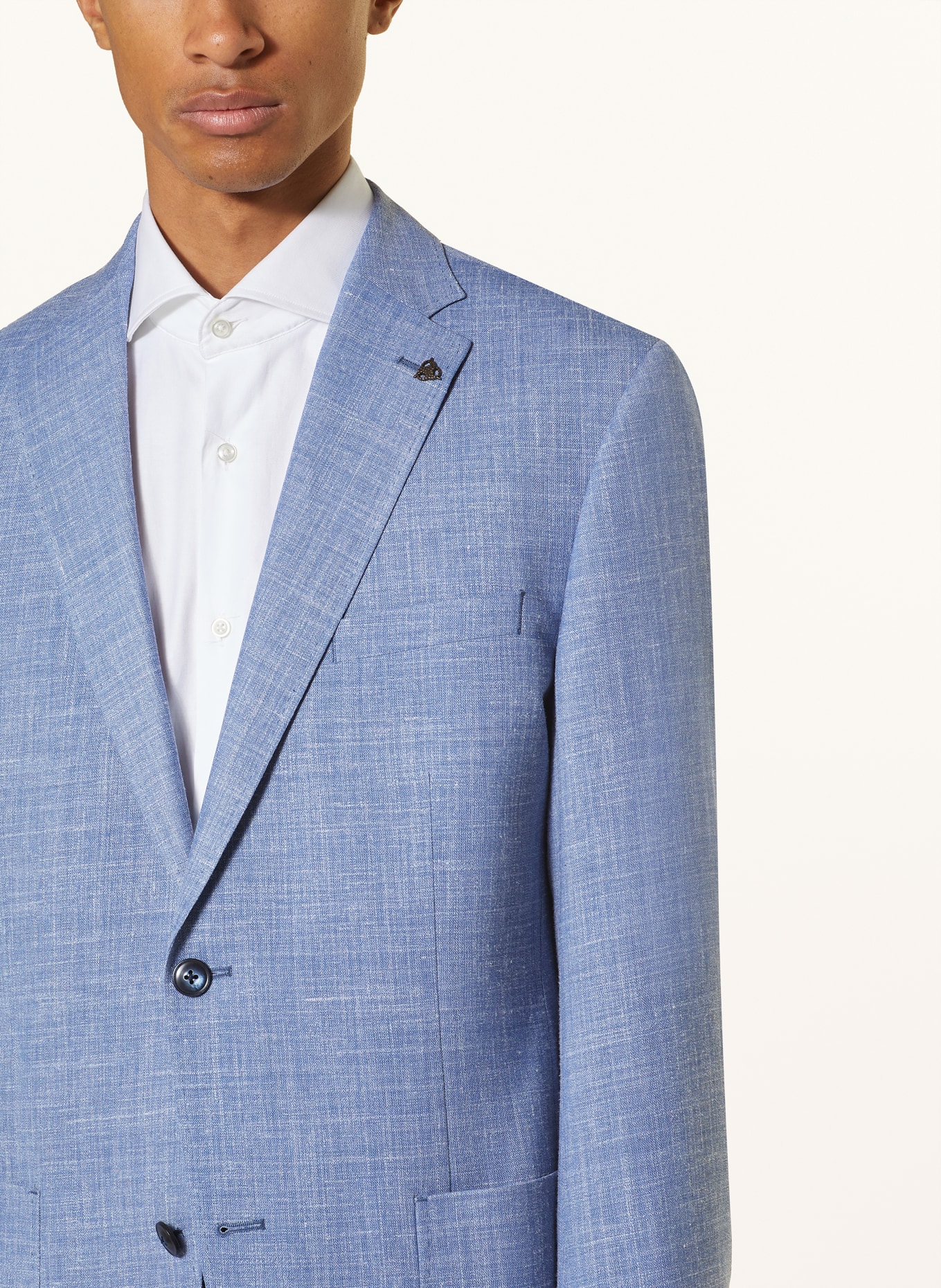 Roy Robson Suit jacket regular fit, Color: A450 LIGHT/PASTEL BLUE (Image 5)