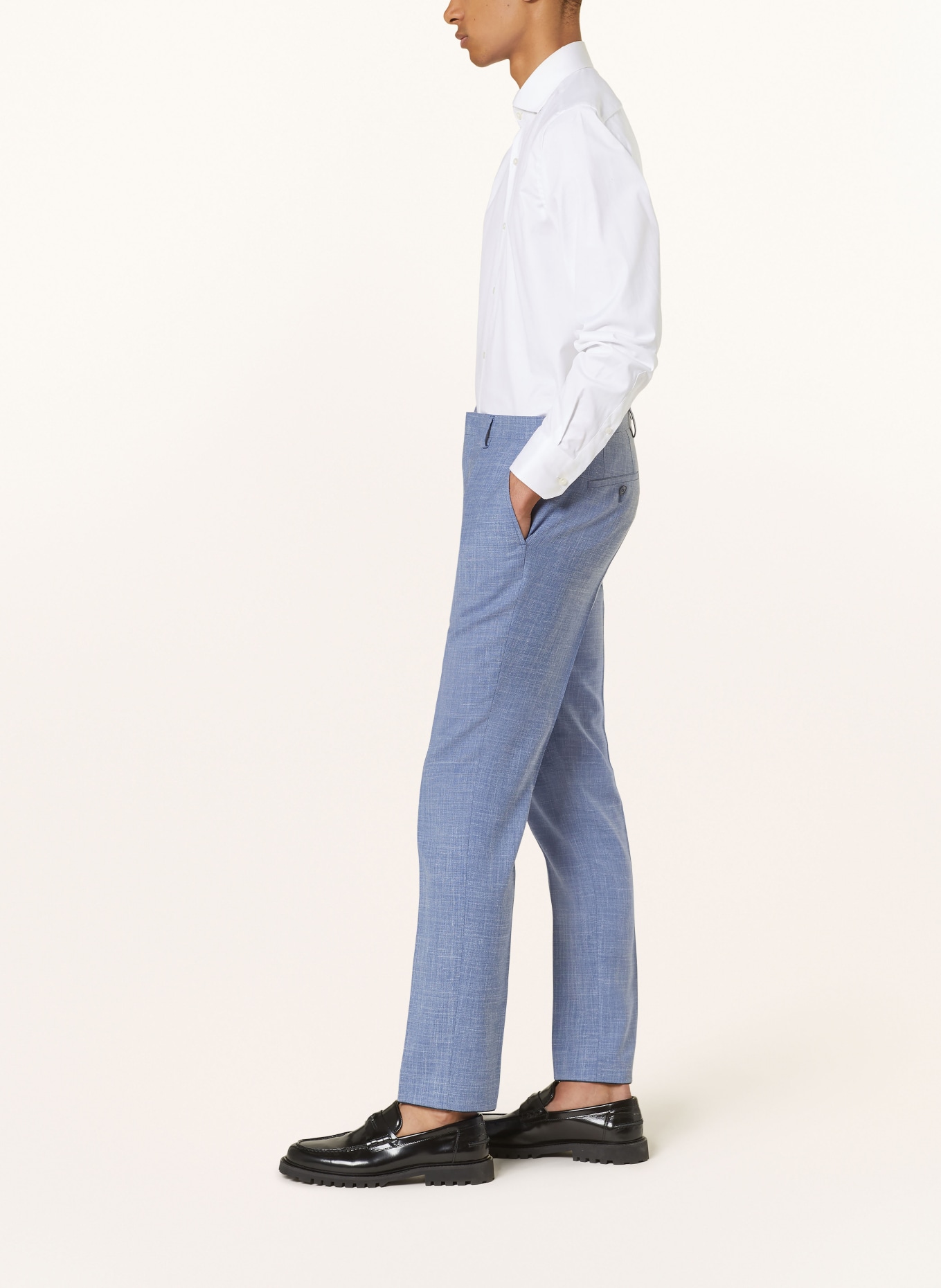 Roy Robson Suit trousers extra slim fit, Color: LIGHT BLUE (Image 5)