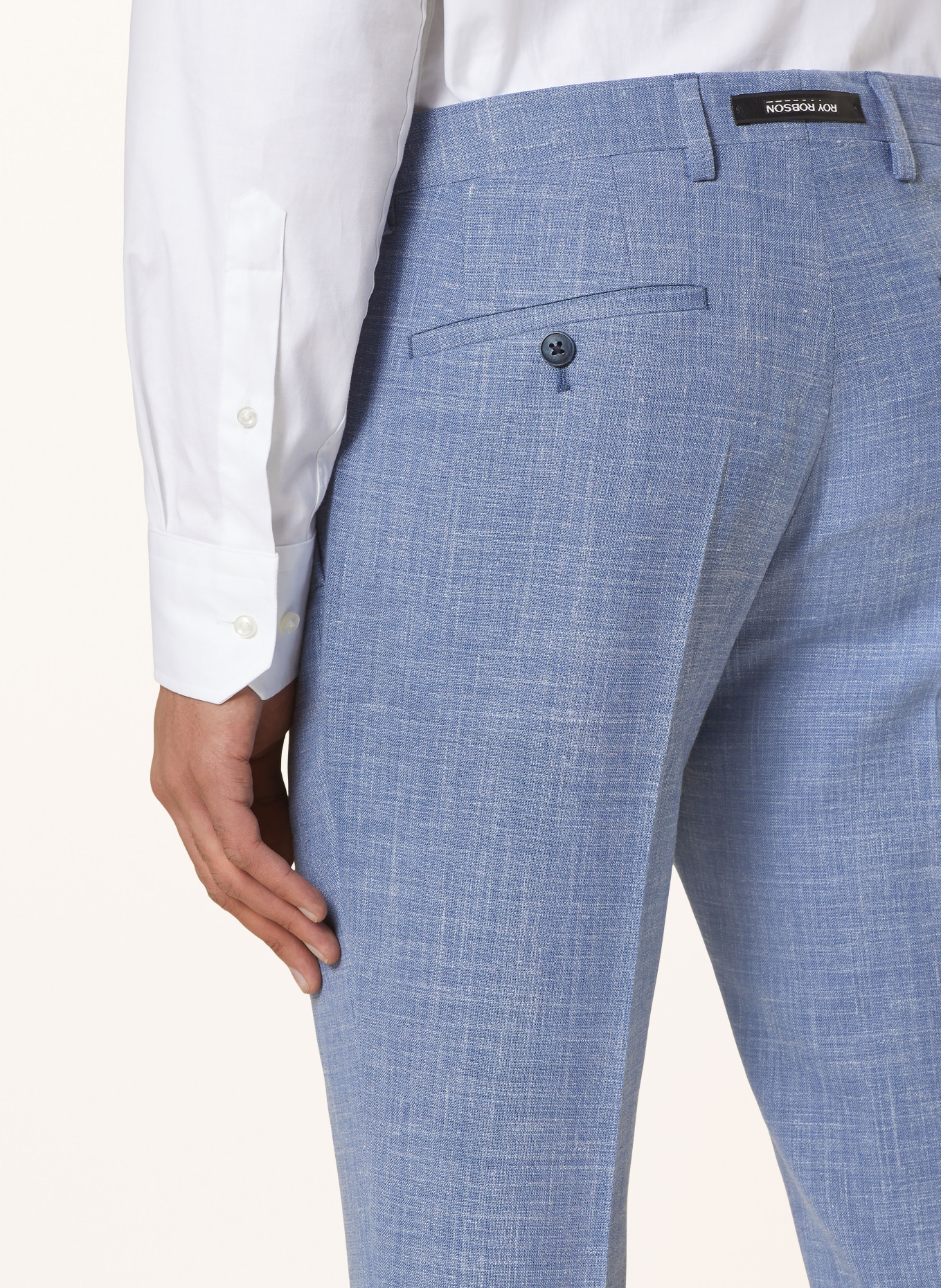 Roy Robson Anzughose Extra Slim Fit, Farbe: HELLBLAU (Bild 6)