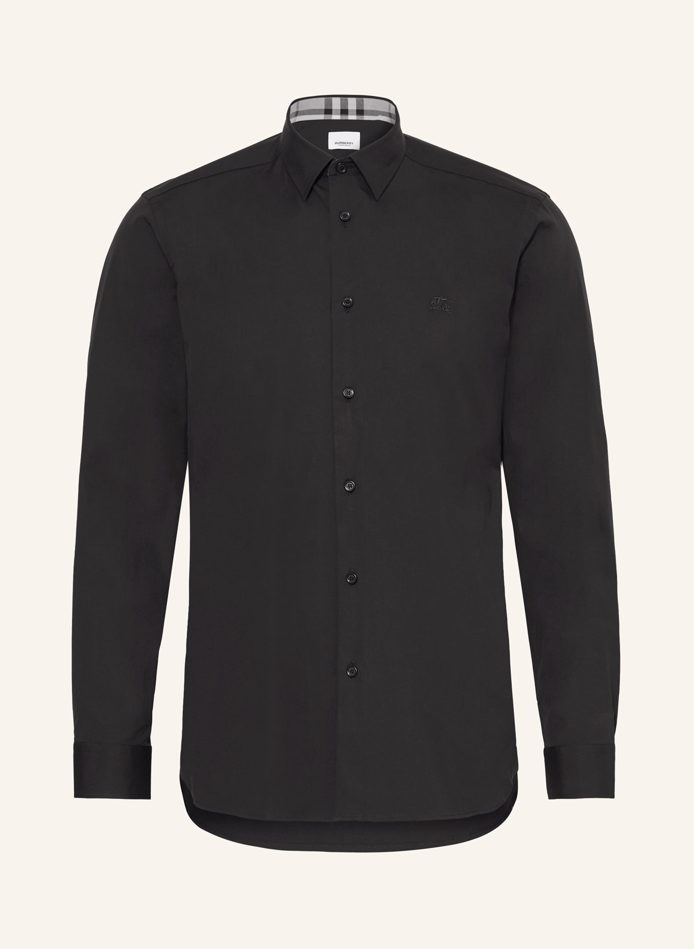 BURBERRY Shirt SHERFIELD slim fit, Color: BLACK (Image 1)
