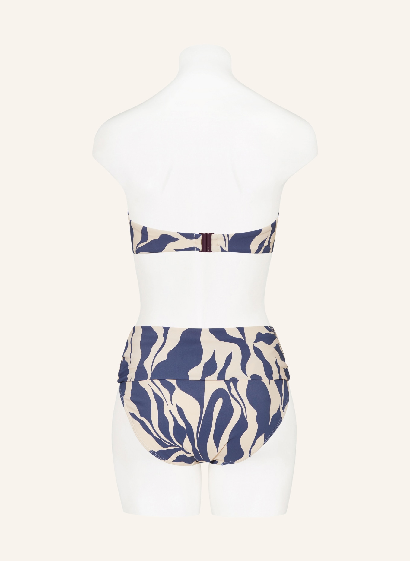 JETS Australia Bandeau bikini top SERENO, Color: BLUE/ CREAM (Image 5)