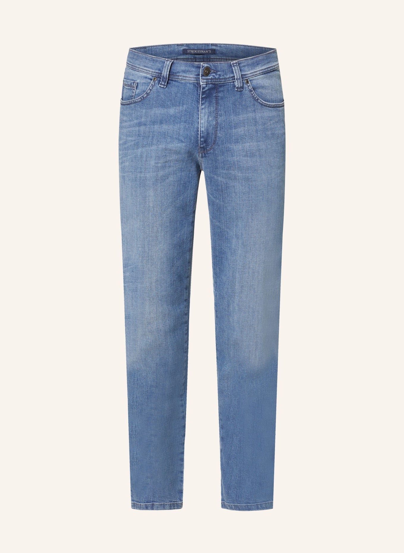 STROKESMAN'S Jeans Slim Fit: 4803 mid blue