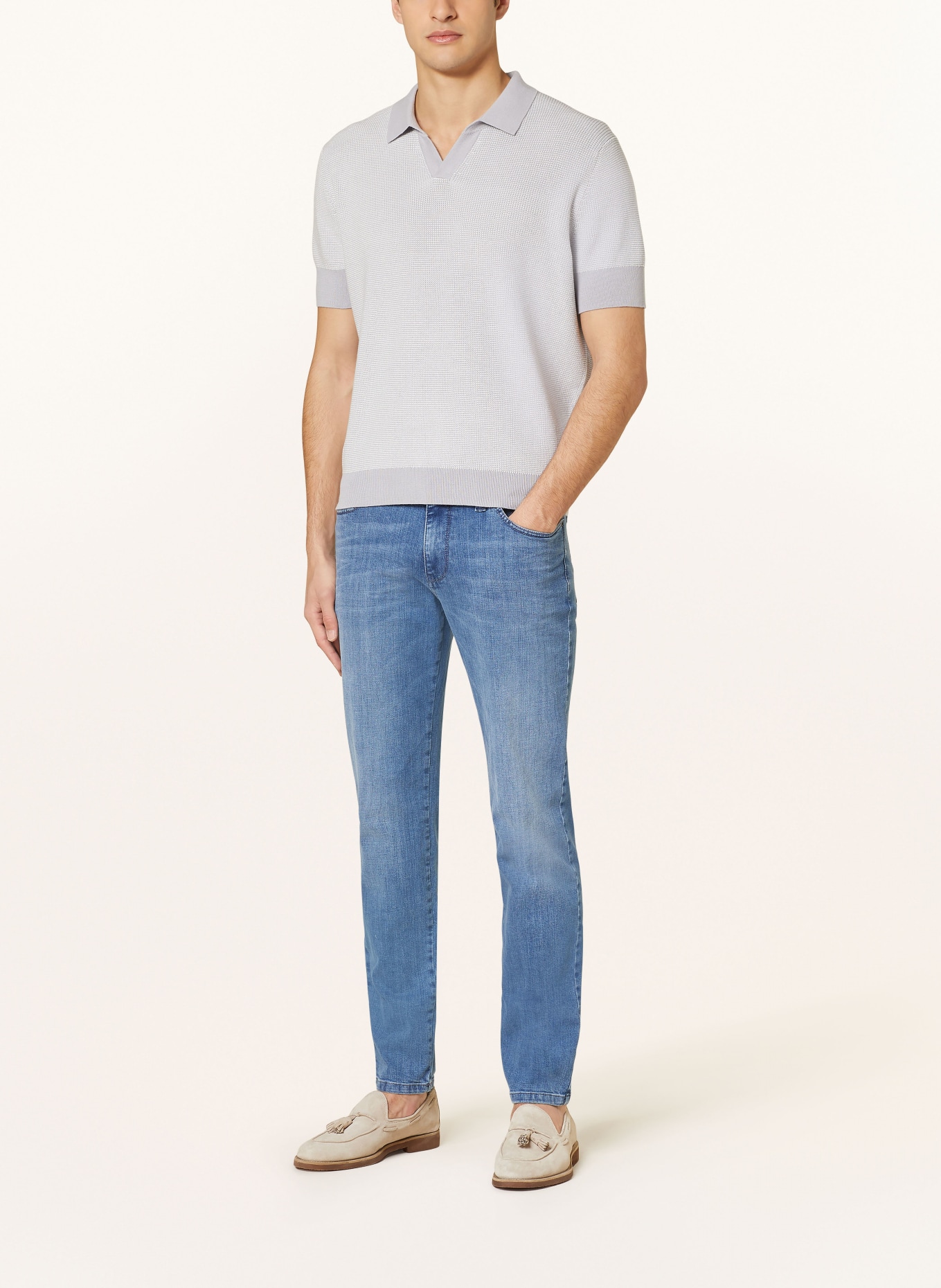 STROKESMAN'S Jeans Slim Fit: 4803 mid blue