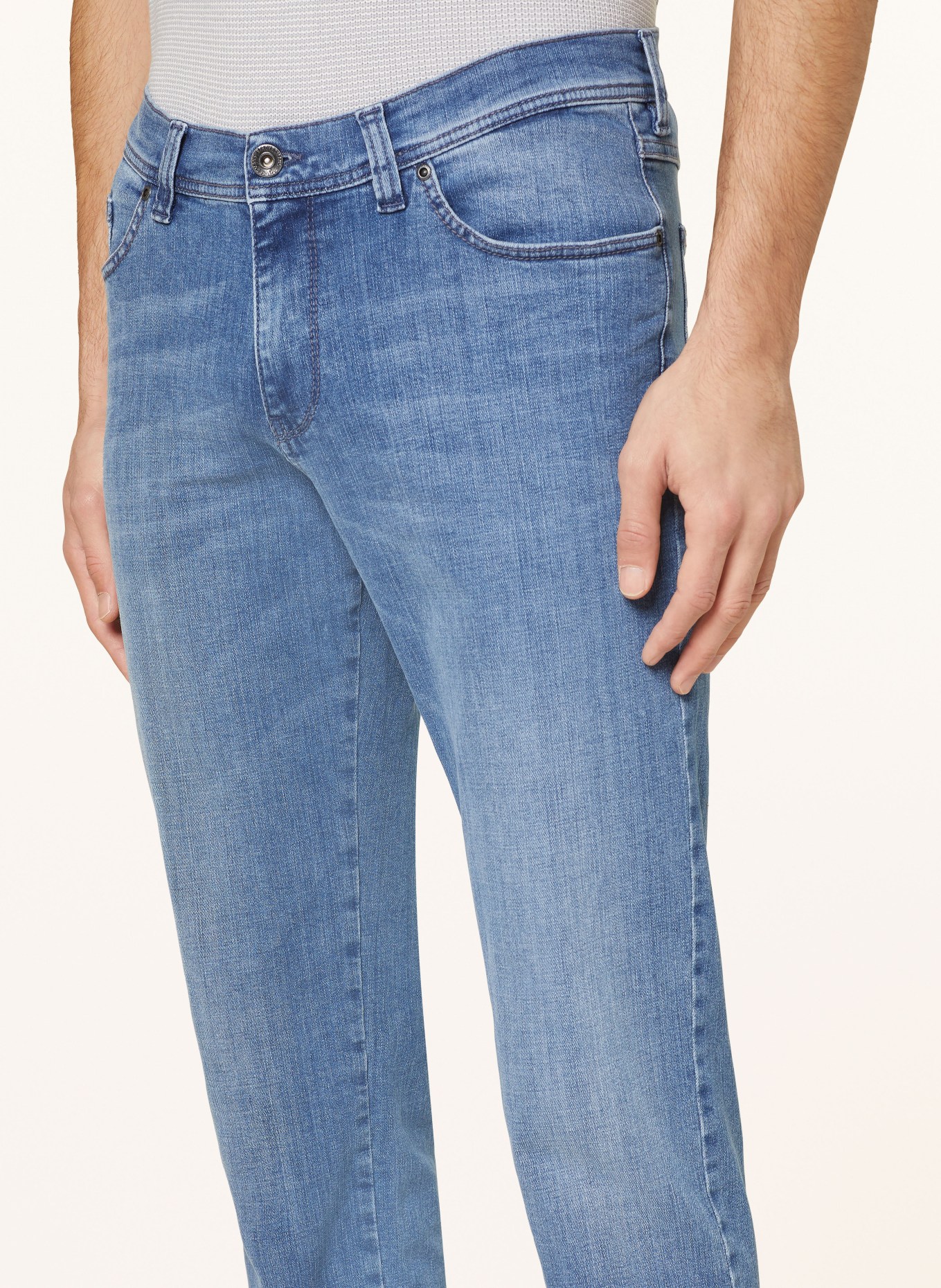 STROKESMAN'S Jeans Slim Fit: 4803 mid blue