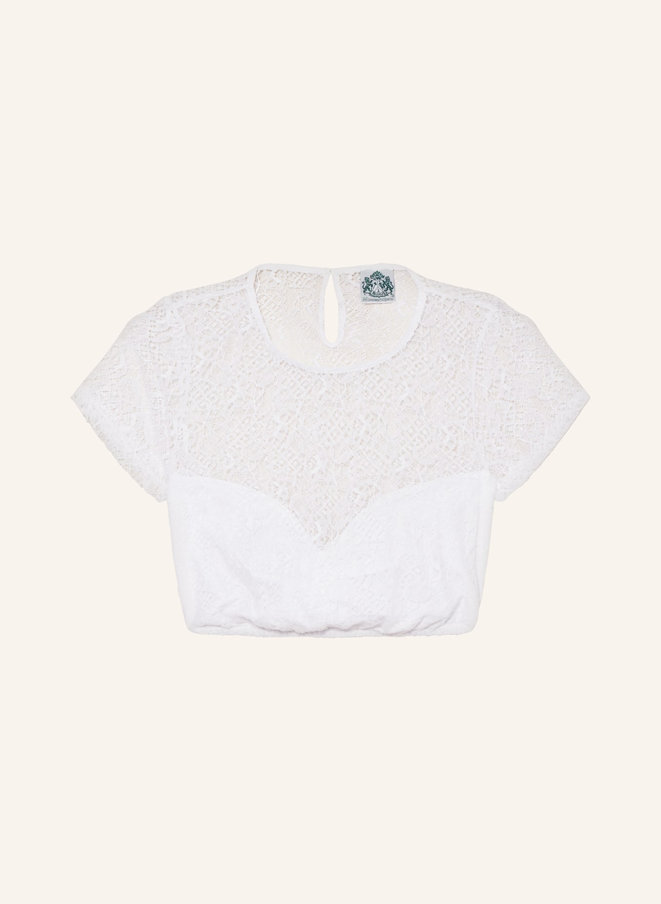 Hammerschmid Dirndl blouse DORLE in lace, Color: WHITE (Image 1)