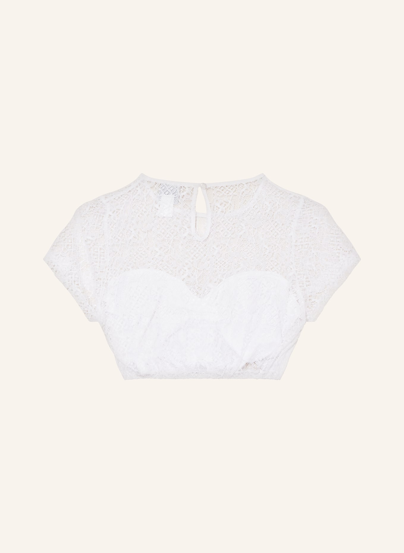 Hammerschmid Dirndl blouse DORLE in lace, Color: WHITE (Image 2)