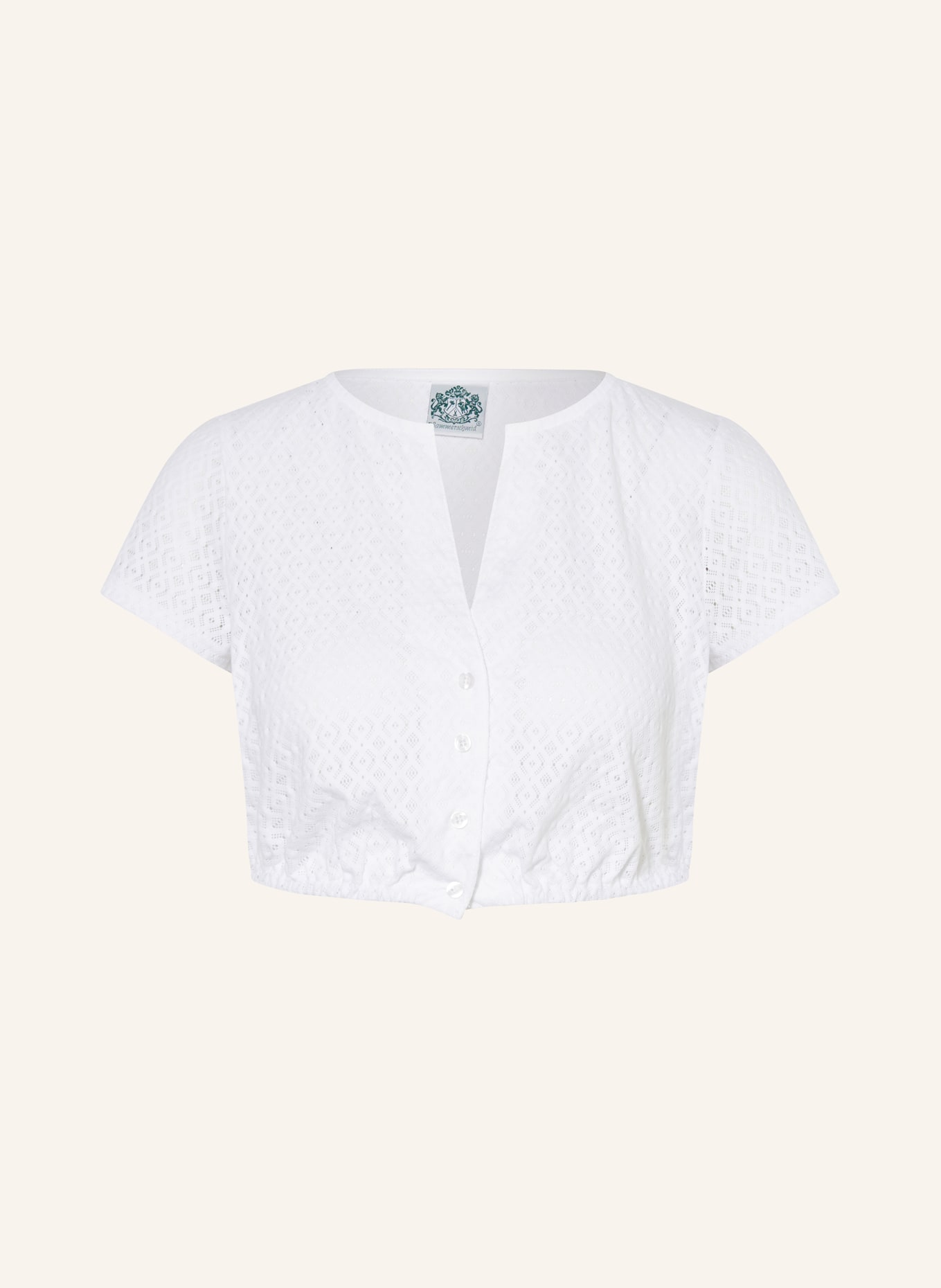 Hammerschmid Dirndl blouse SENTA, Color: WHITE (Image 1)