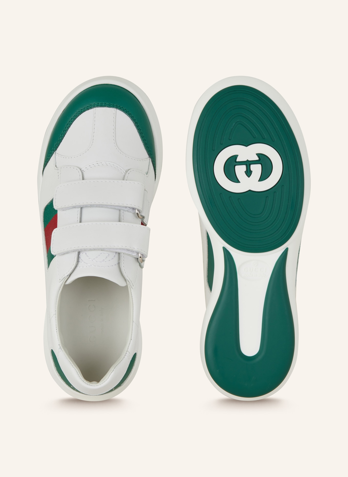 GUCCI Sneaker APOLLO, Farbe: 3145 EME/GR.W/GR.W/E-H.R- (Bild 5)