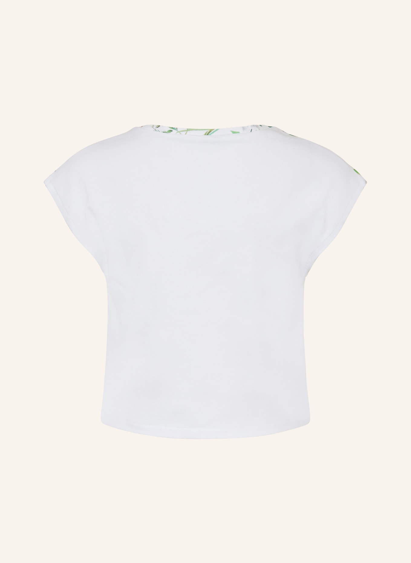 ELSY Cropped-Shirt ILDA, Farbe: WEISS/ GRÜN/ ROSA (Bild 2)