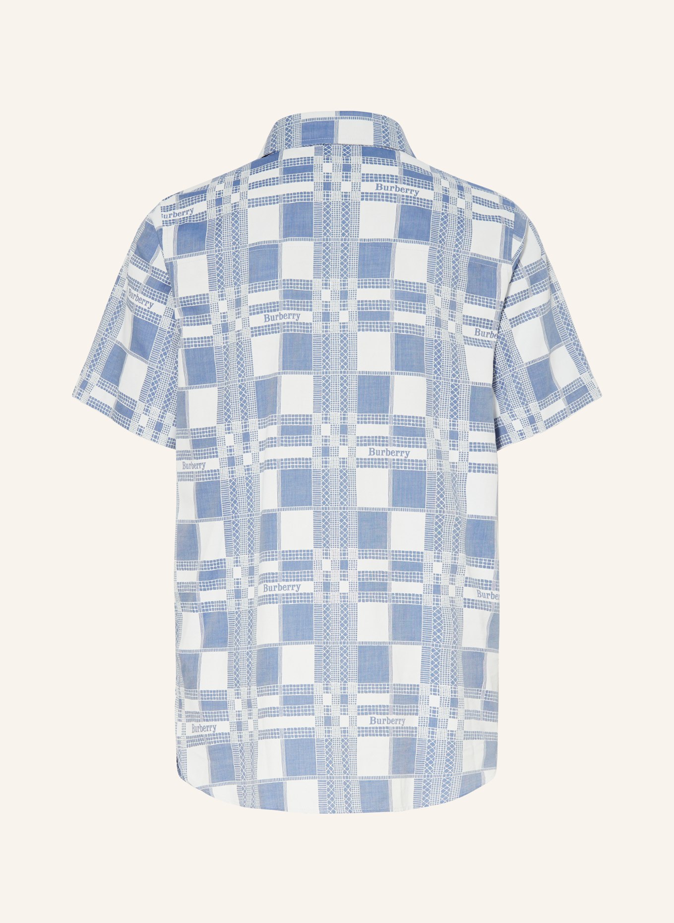 BURBERRY Kurzarm-Hemd, Farbe: HELLBLAU/ WEISS (Bild 2)