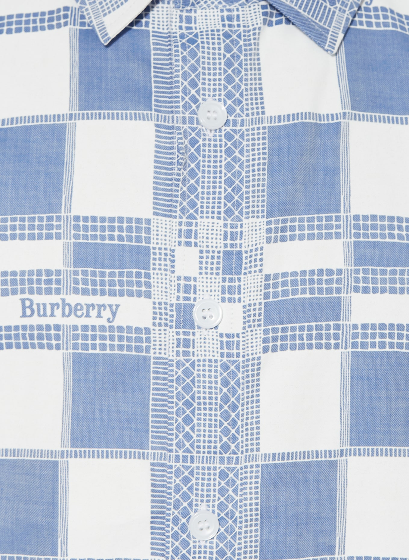 BURBERRY Kurzarm-Hemd, Farbe: HELLBLAU/ WEISS (Bild 3)