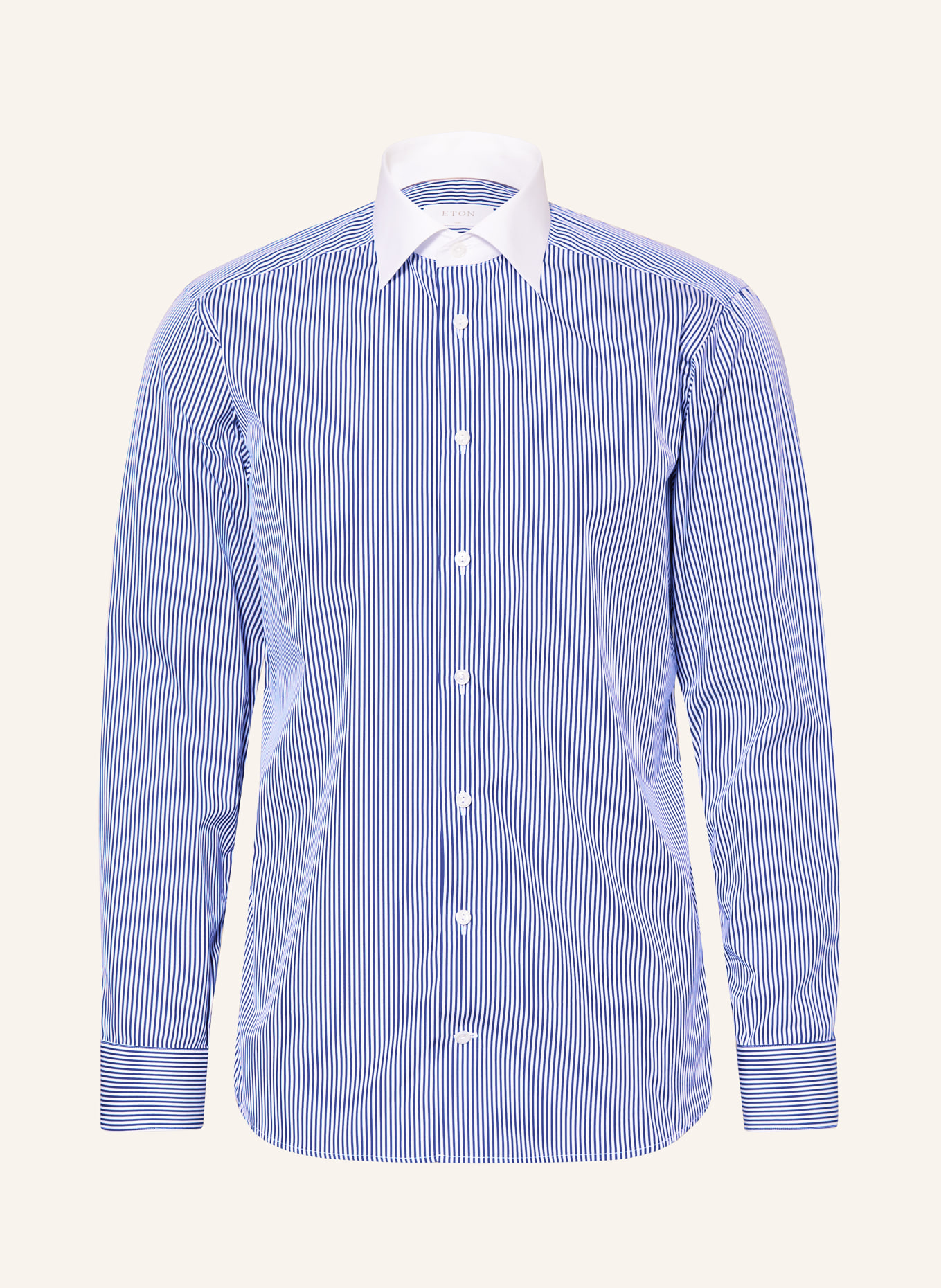 ETON Shirt slim fit, Color: DARK BLUE/ WHITE (Image 1)
