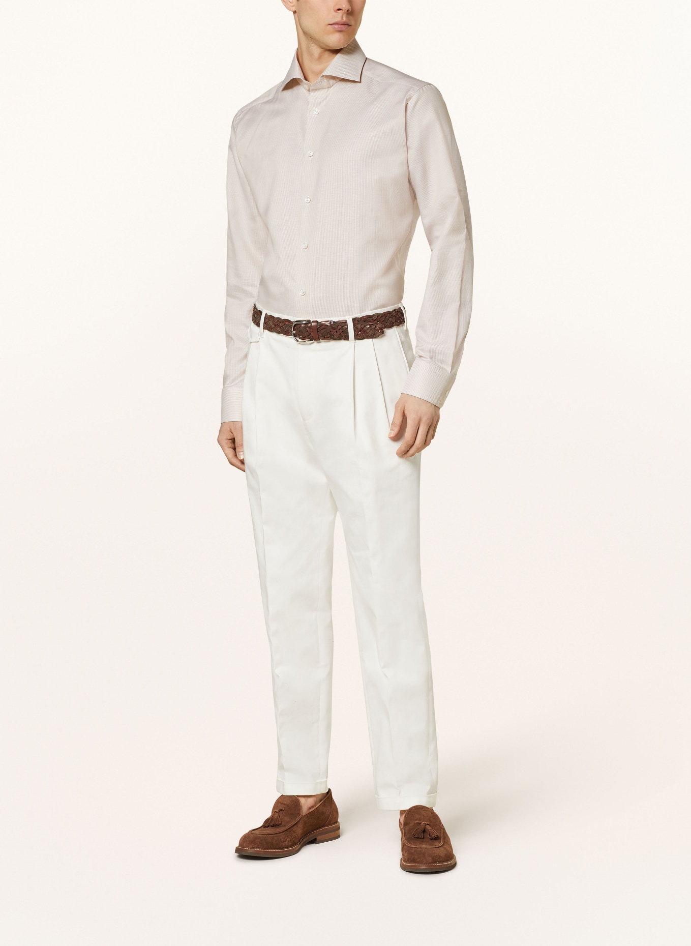 ETON Shirt slim fit, Color: BEIGE (Image 2)